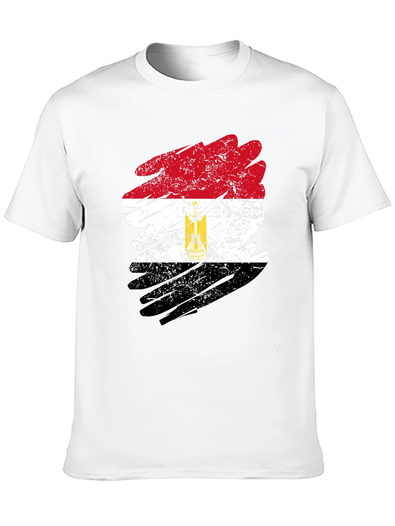 Egypt Flag Brush Stroke T-Shirt