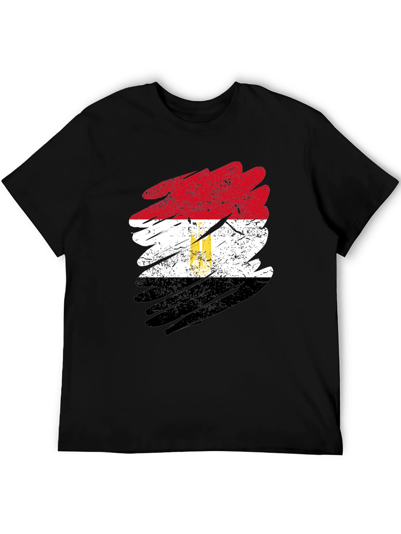 Egypt Flag Brush Stroke T-Shirt