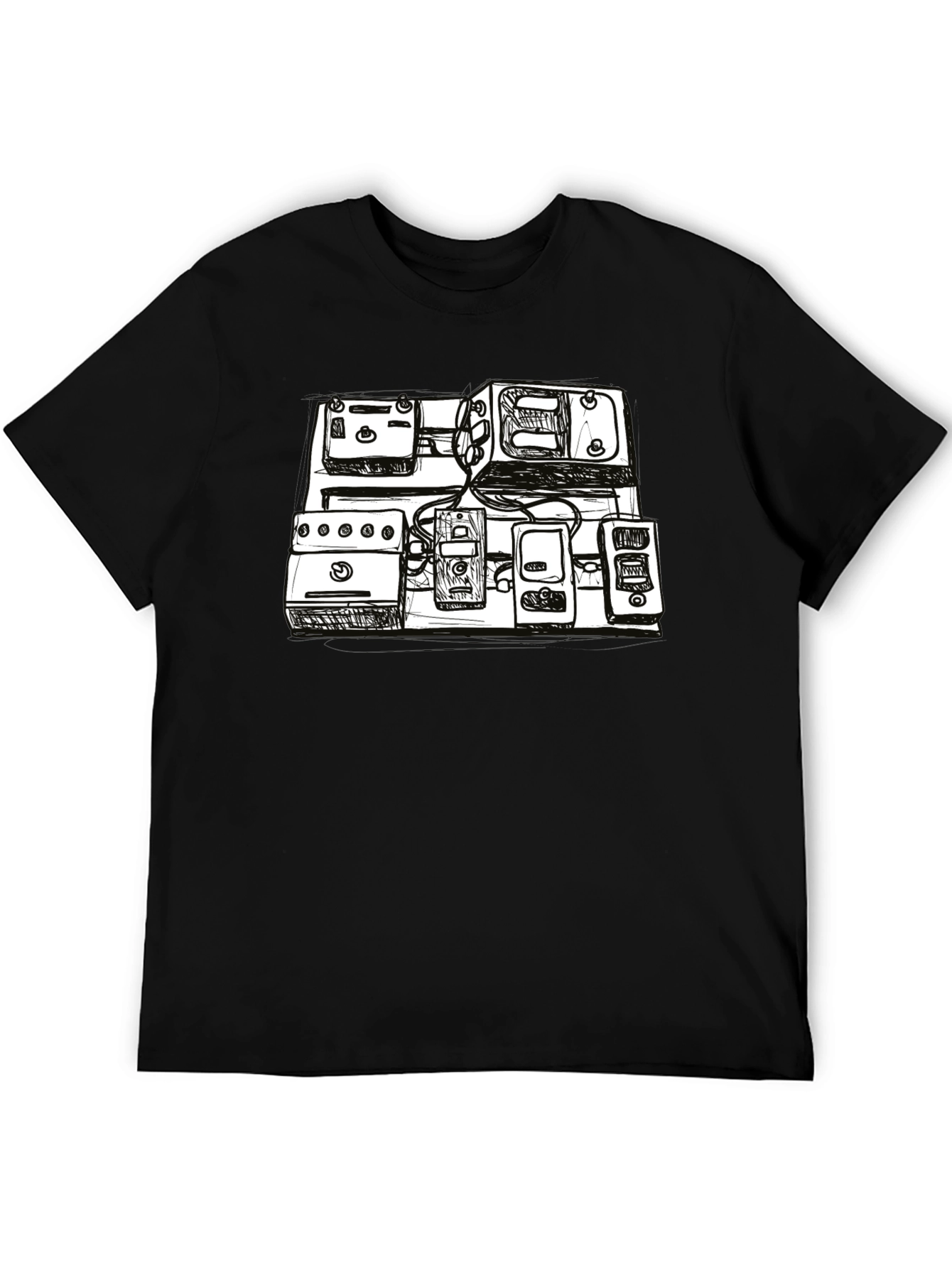 Sketch Pedal Board T-Shirt - Musicians Essential