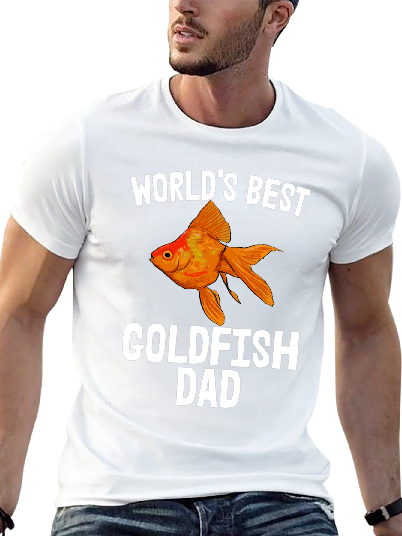 Worlds Best Goldfish Dad T-Shirt