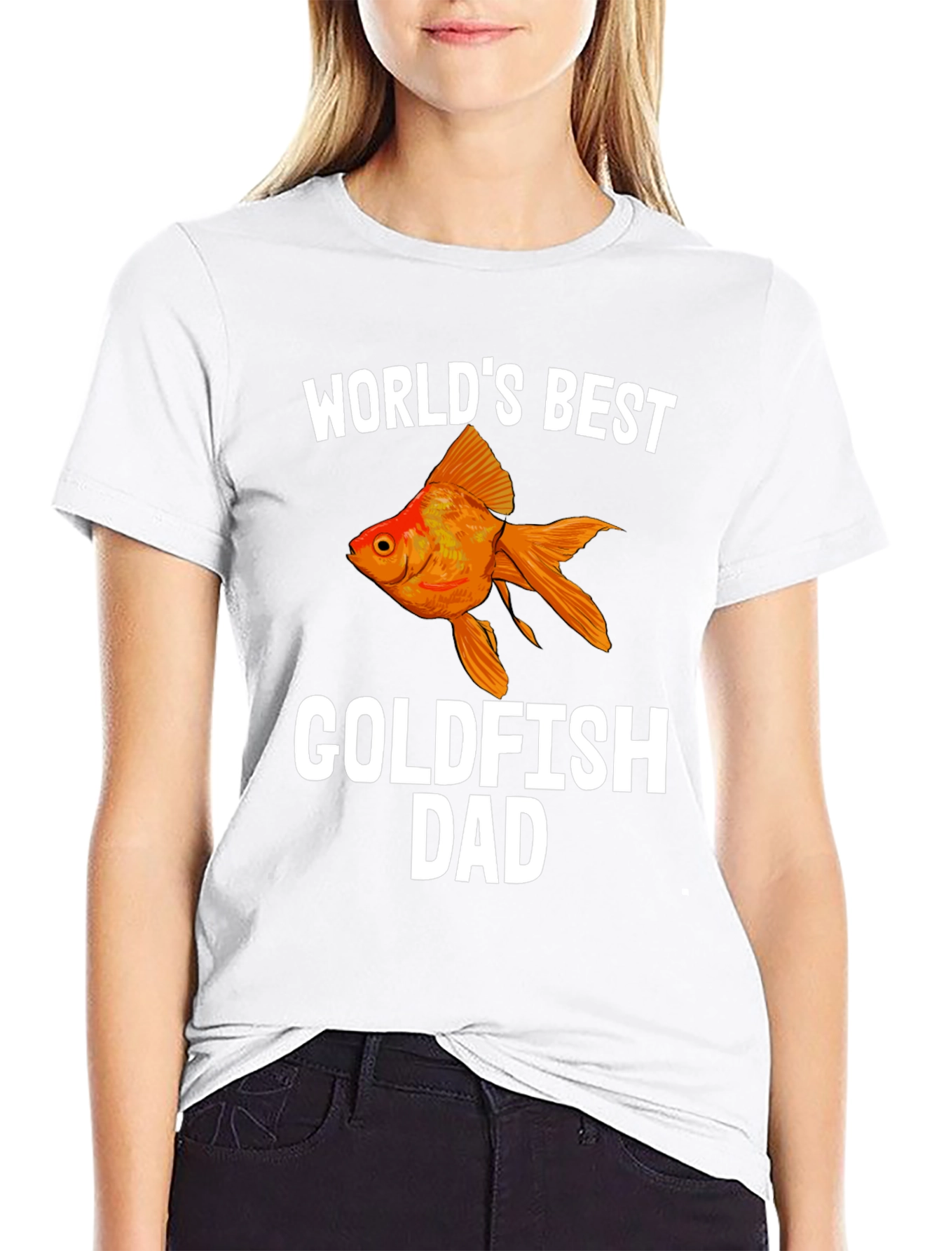 Worlds Best Goldfish Dad T-Shirt