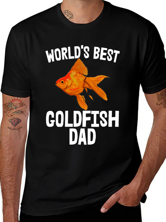 Worlds Best Goldfish Dad T-Shirt