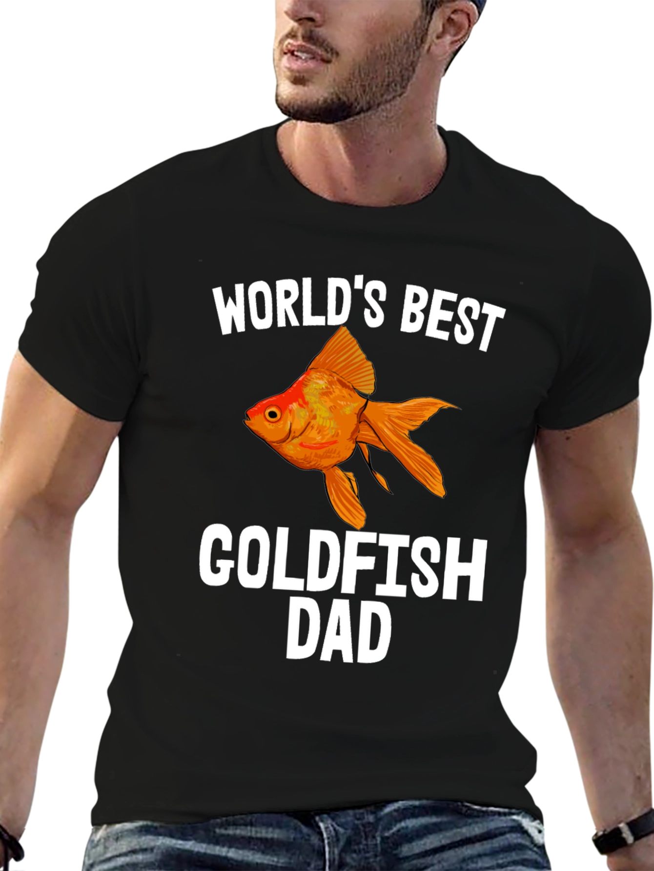 Worlds Best Goldfish Dad T-Shirt