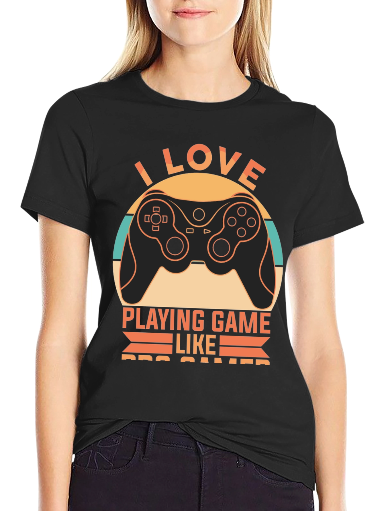 I Love Playing Game Like Pro Gamer T-Shirt