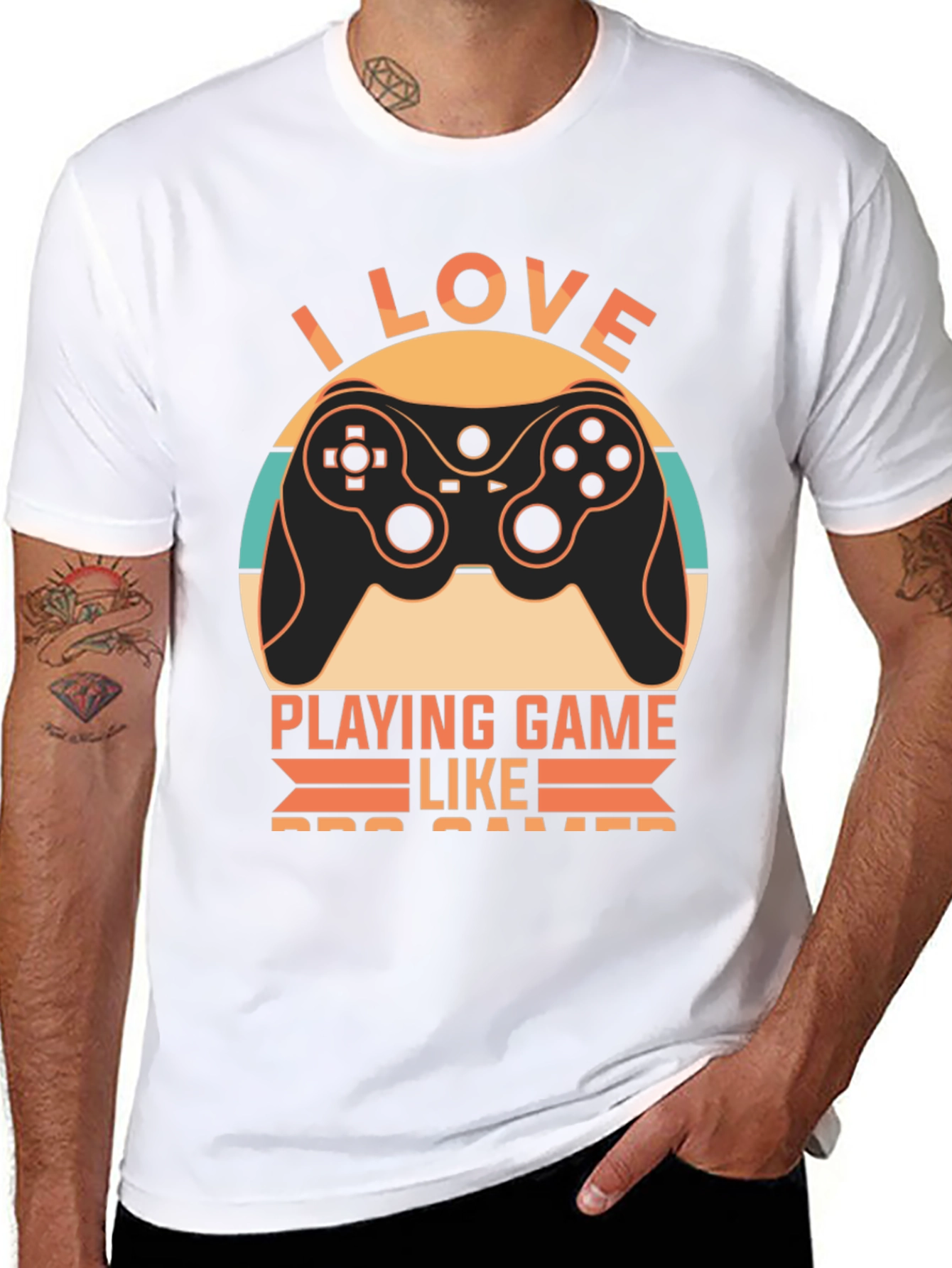 I Love Playing Game Like Pro Gamer T-Shirt