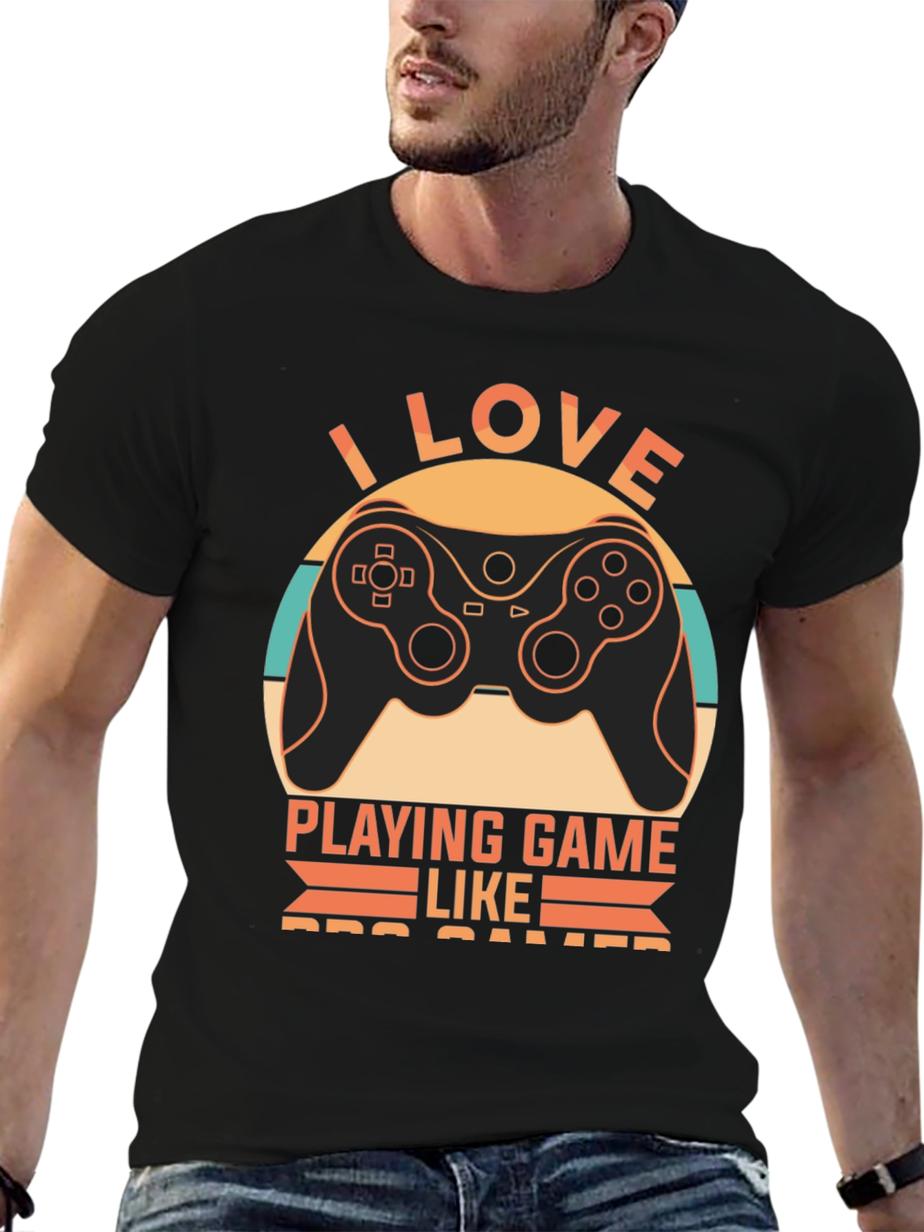 I Love Playing Game Like Pro Gamer T-Shirt