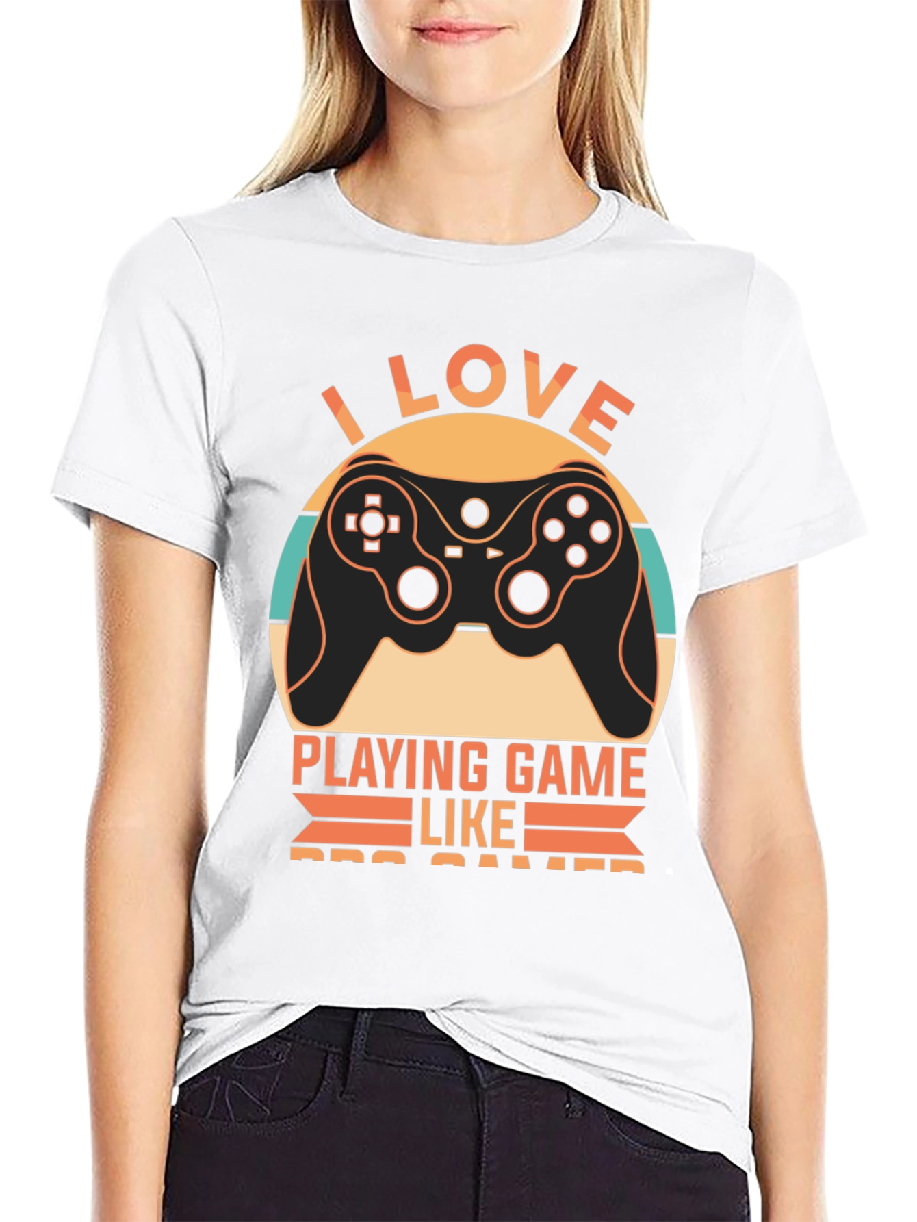 I Love Playing Game Like Pro Gamer T-Shirt