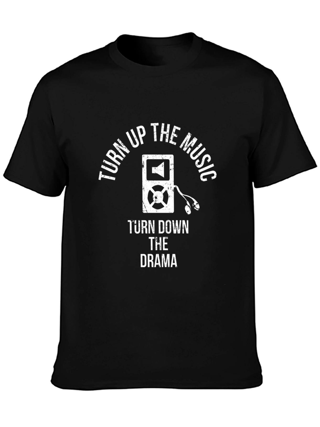Turn Up the Music T-Shirt - Novelty Graphic Tee