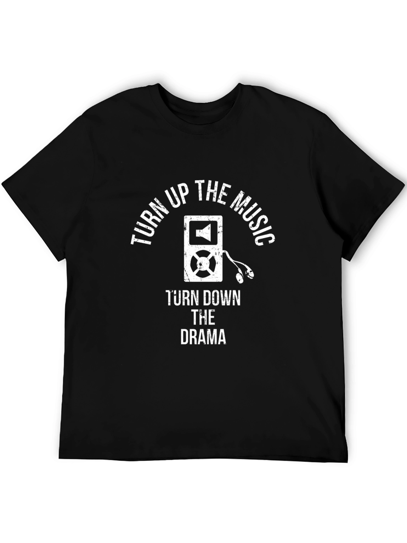 Turn Up the Music T-Shirt - Novelty Graphic Tee