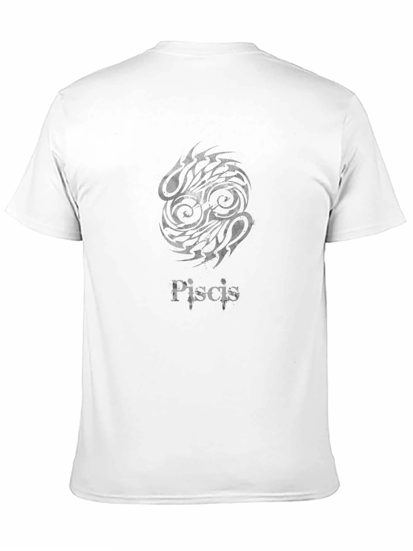 Pisces Zodiac Black T-Shirt
