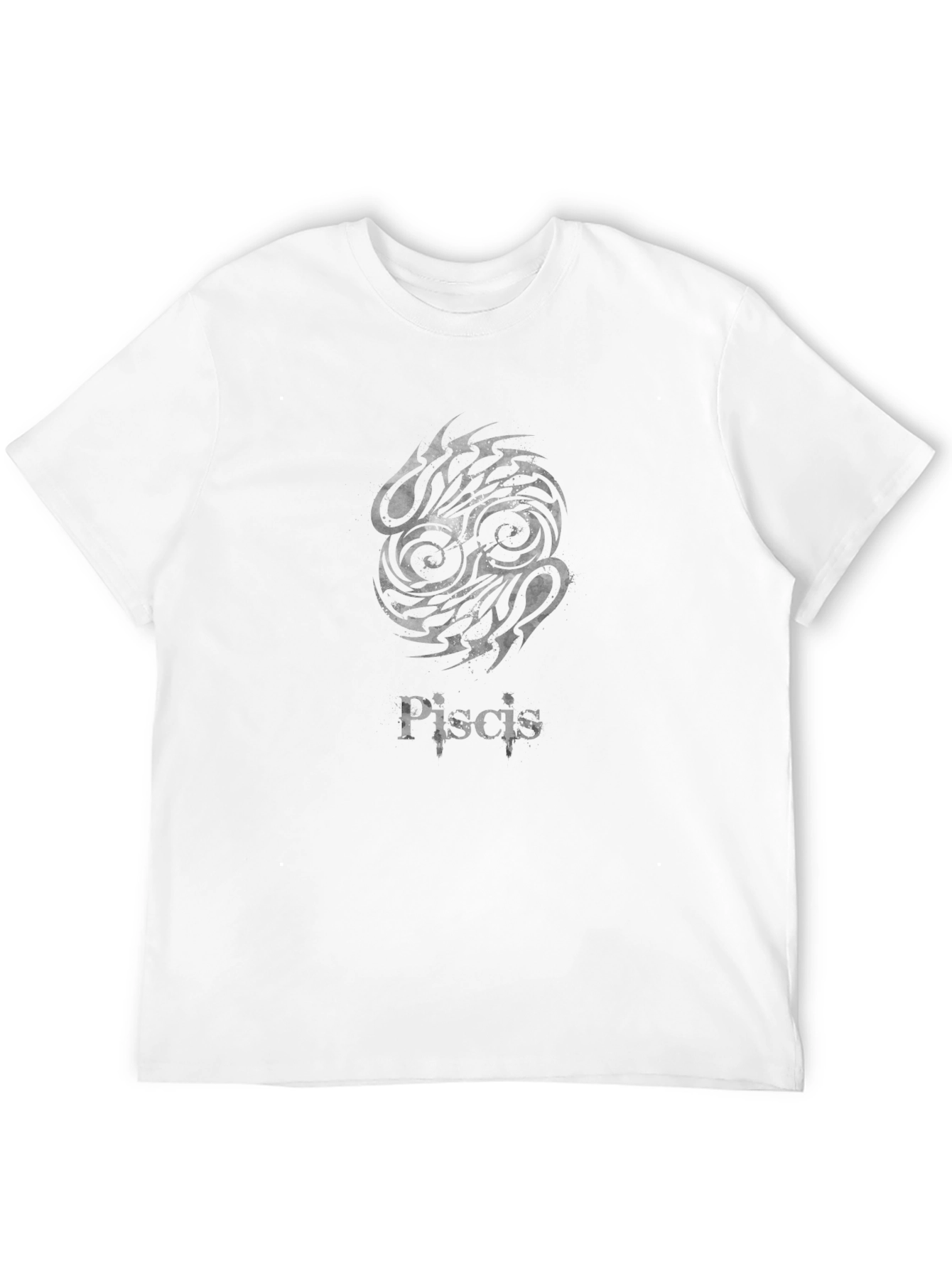 Pisces Zodiac Black T-Shirt