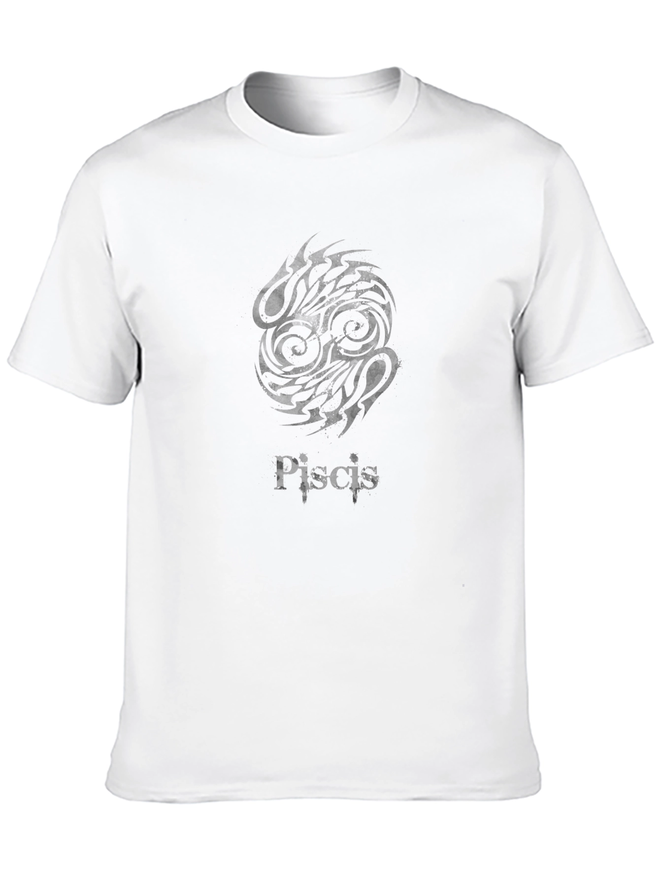 Pisces Zodiac Black T-Shirt