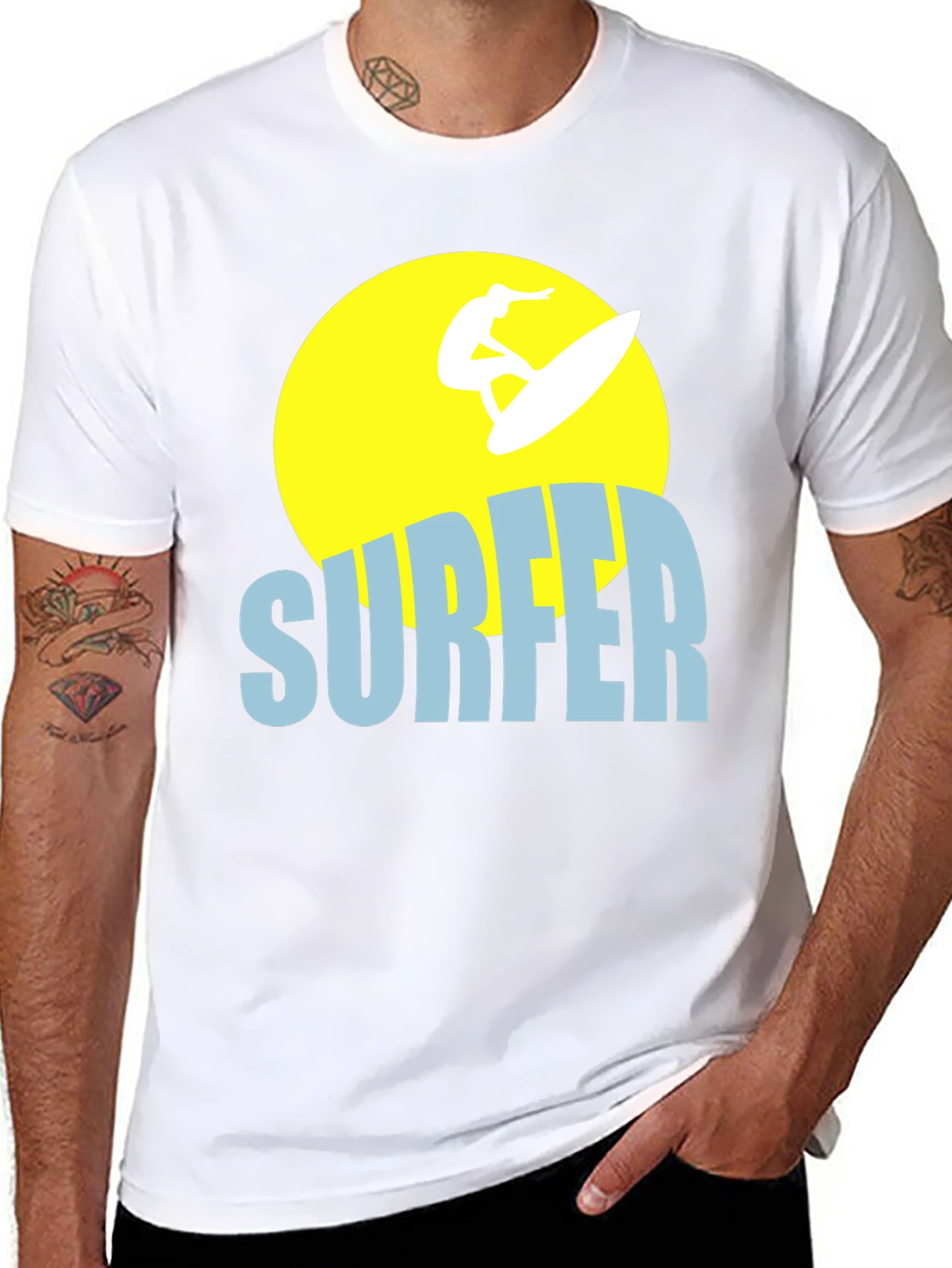 Surfer T-Shirt - Retro Surf Style Tee