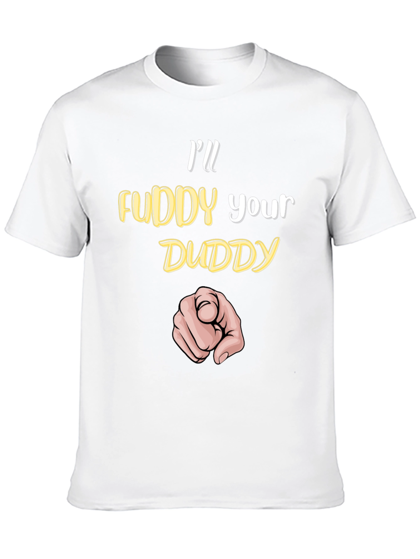 Ill Fuddy Your Duddy Black Graphic T-Shirt