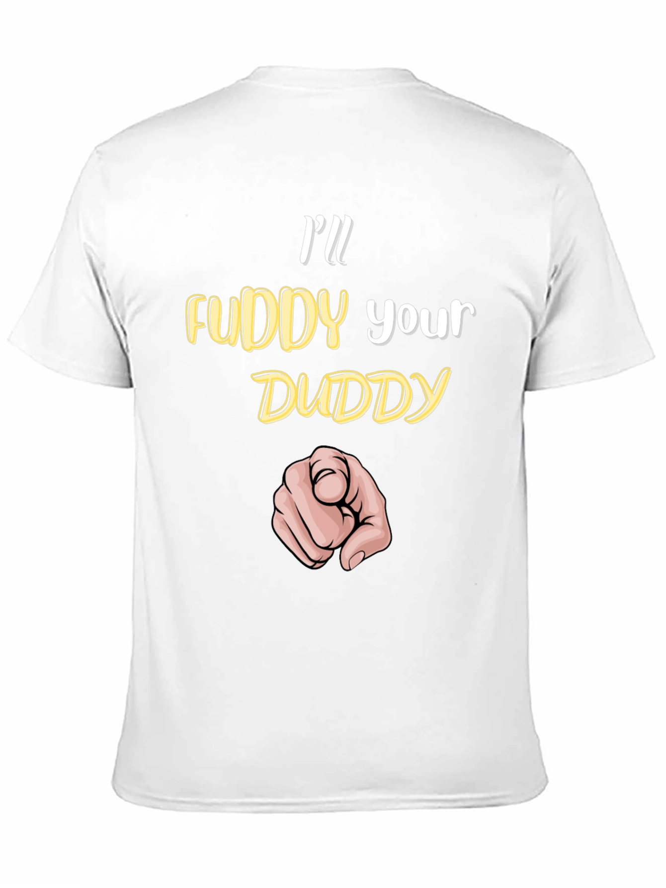 Ill Fuddy Your Duddy Black Graphic T-Shirt