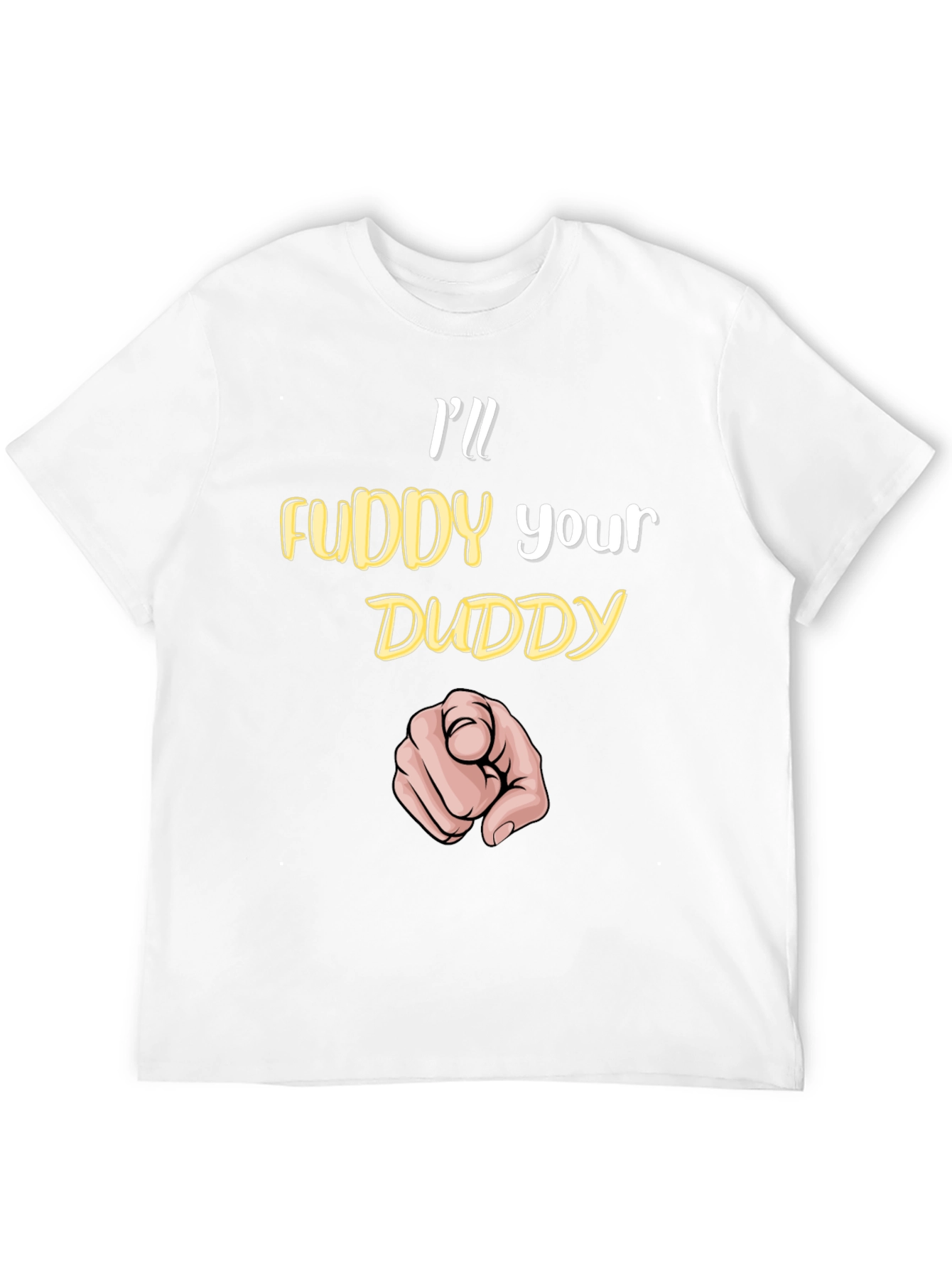 Ill Fuddy Your Duddy Black Graphic T-Shirt