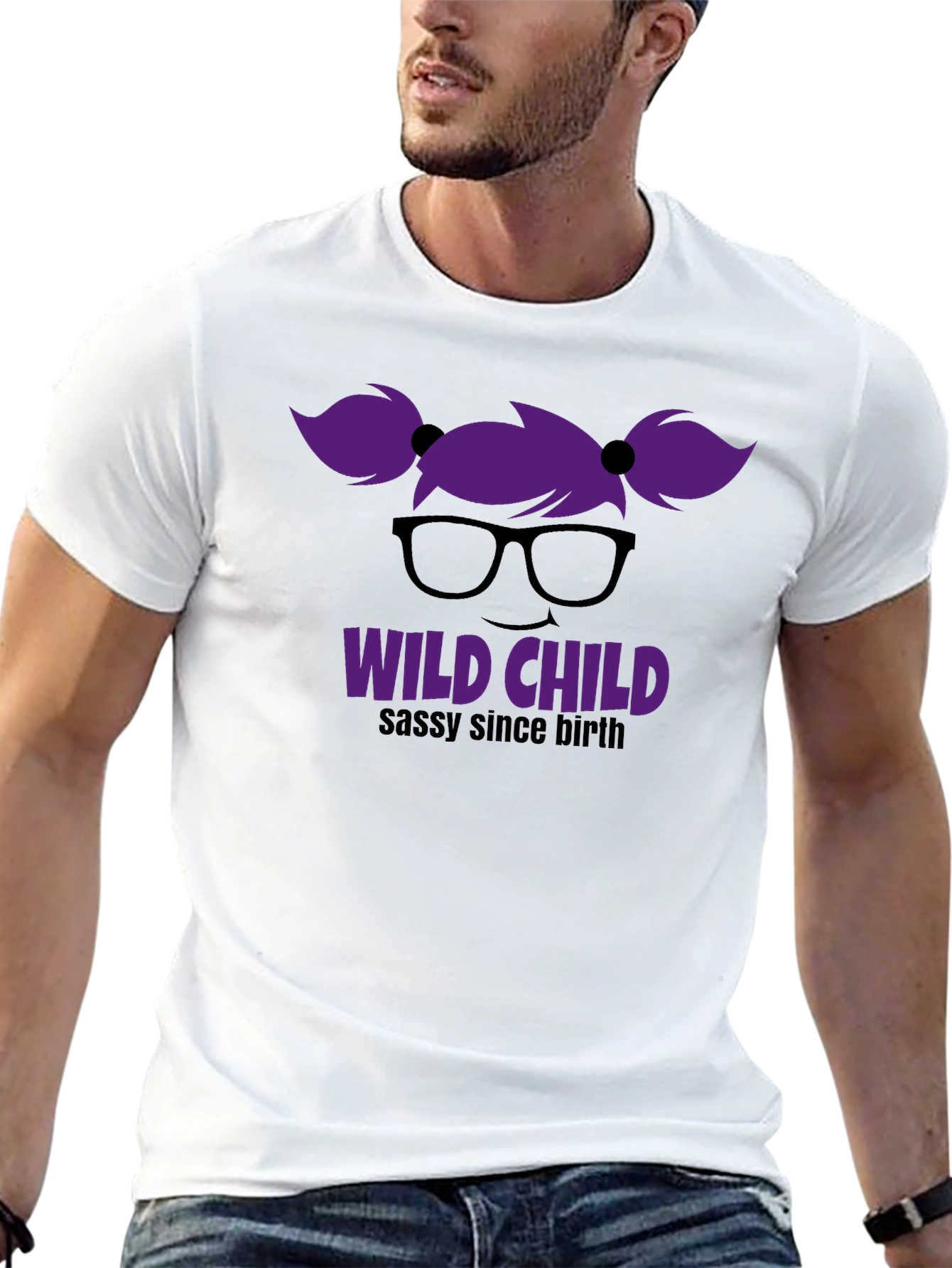 Wild Child T-Shirt - Sassy Since Birth Tee