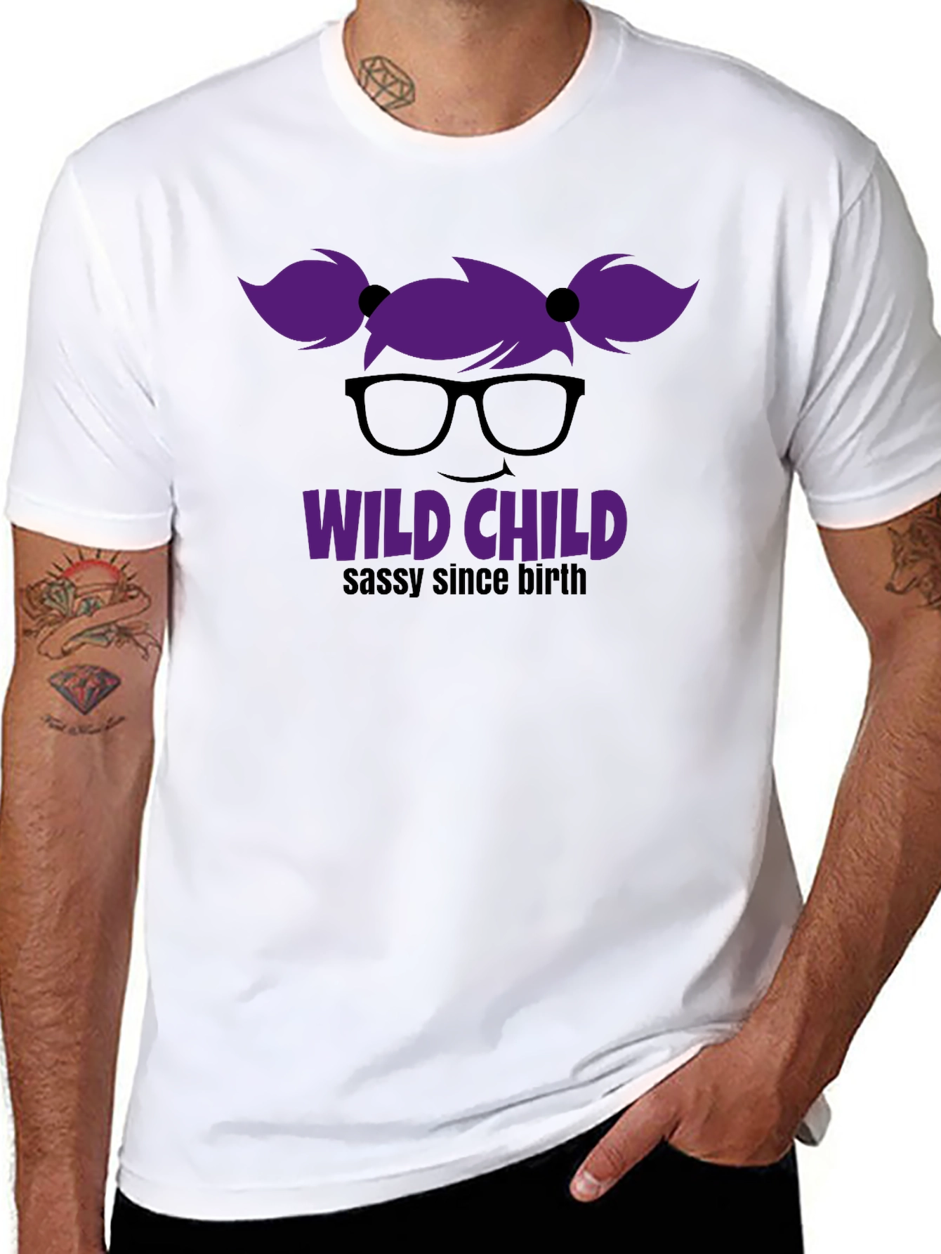 Wild Child T-Shirt - Sassy Since Birth Tee