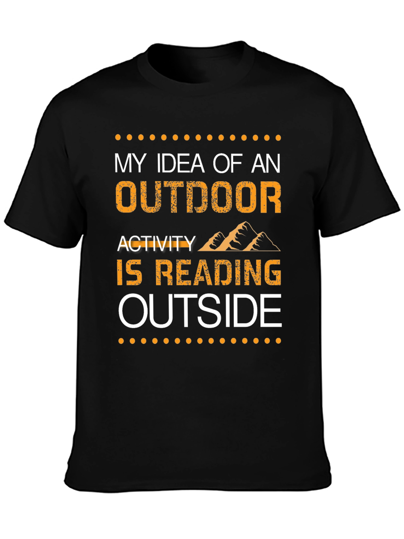 Reading Outside T-Shirt -  Outdoor Activity Tee