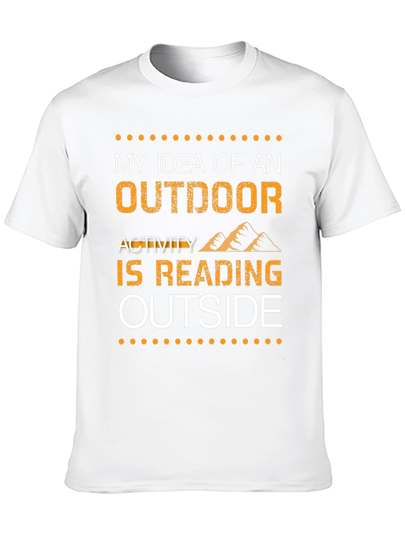 Reading Outside T-Shirt -  Outdoor Activity Tee
