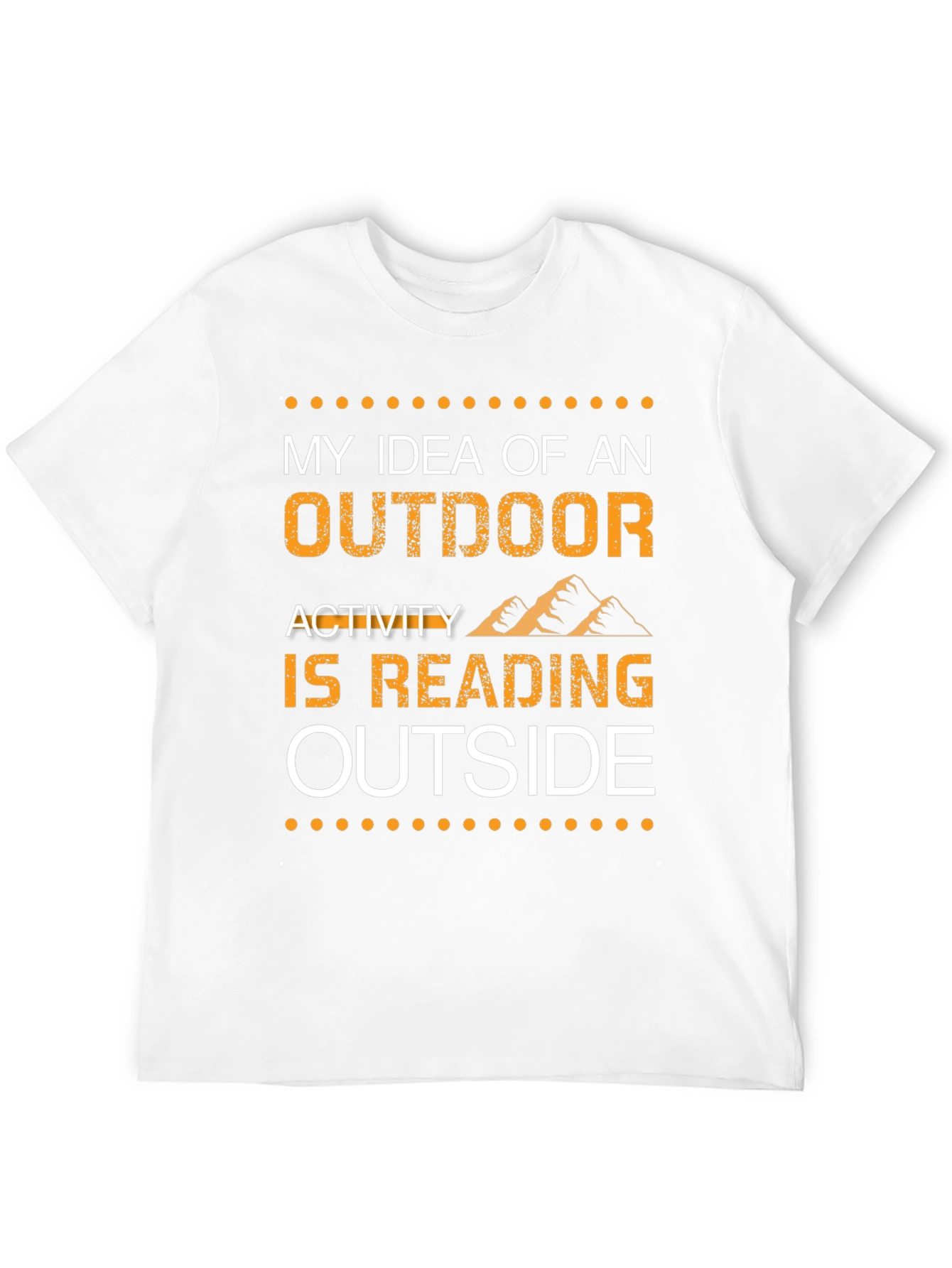 Reading Outside T-Shirt -  Outdoor Activity Tee