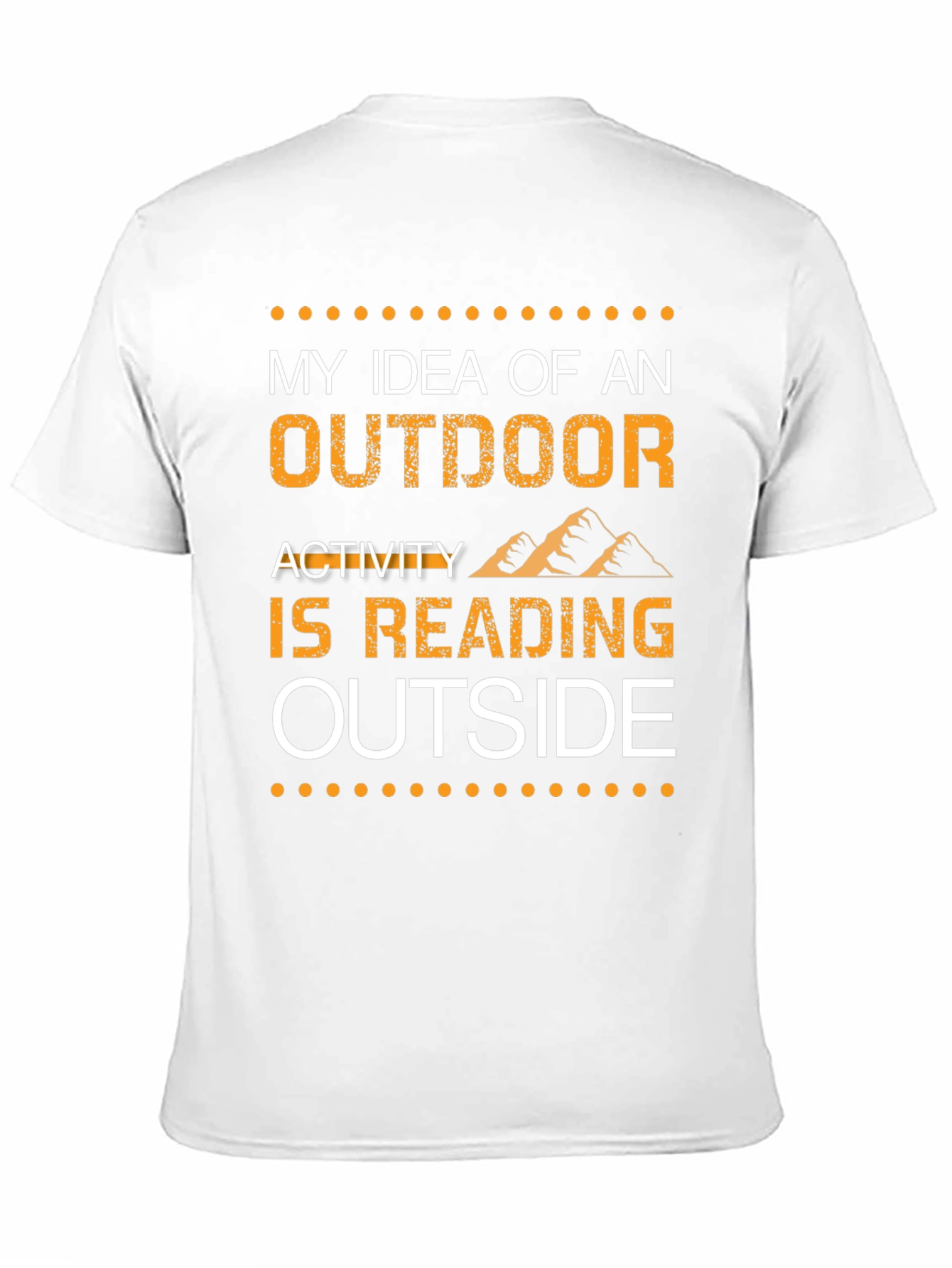 Reading Outside T-Shirt -  Outdoor Activity Tee