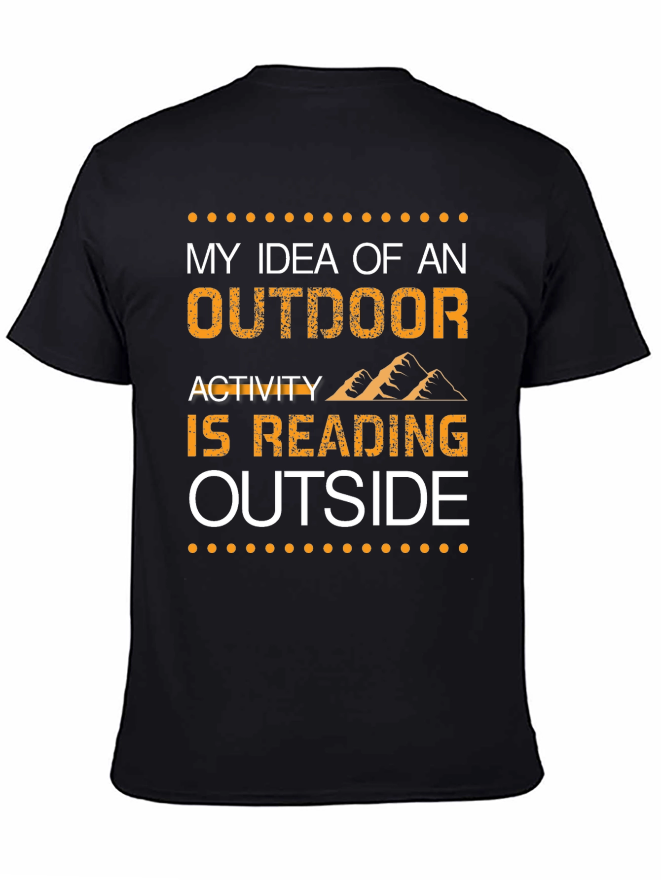Reading Outside T-Shirt -  Outdoor Activity Tee