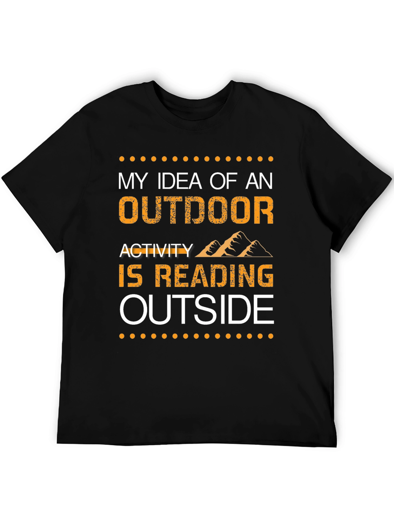 Reading Outside T-Shirt -  Outdoor Activity Tee
