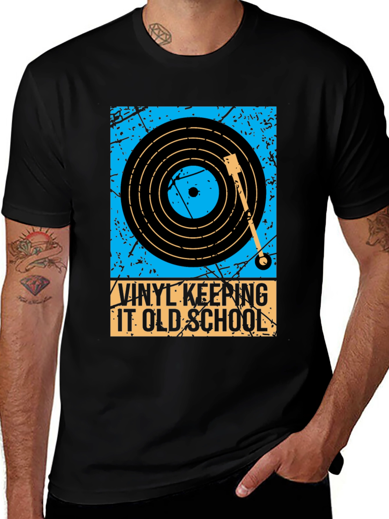 Vinyl Keeping It Old School T-Shirt
