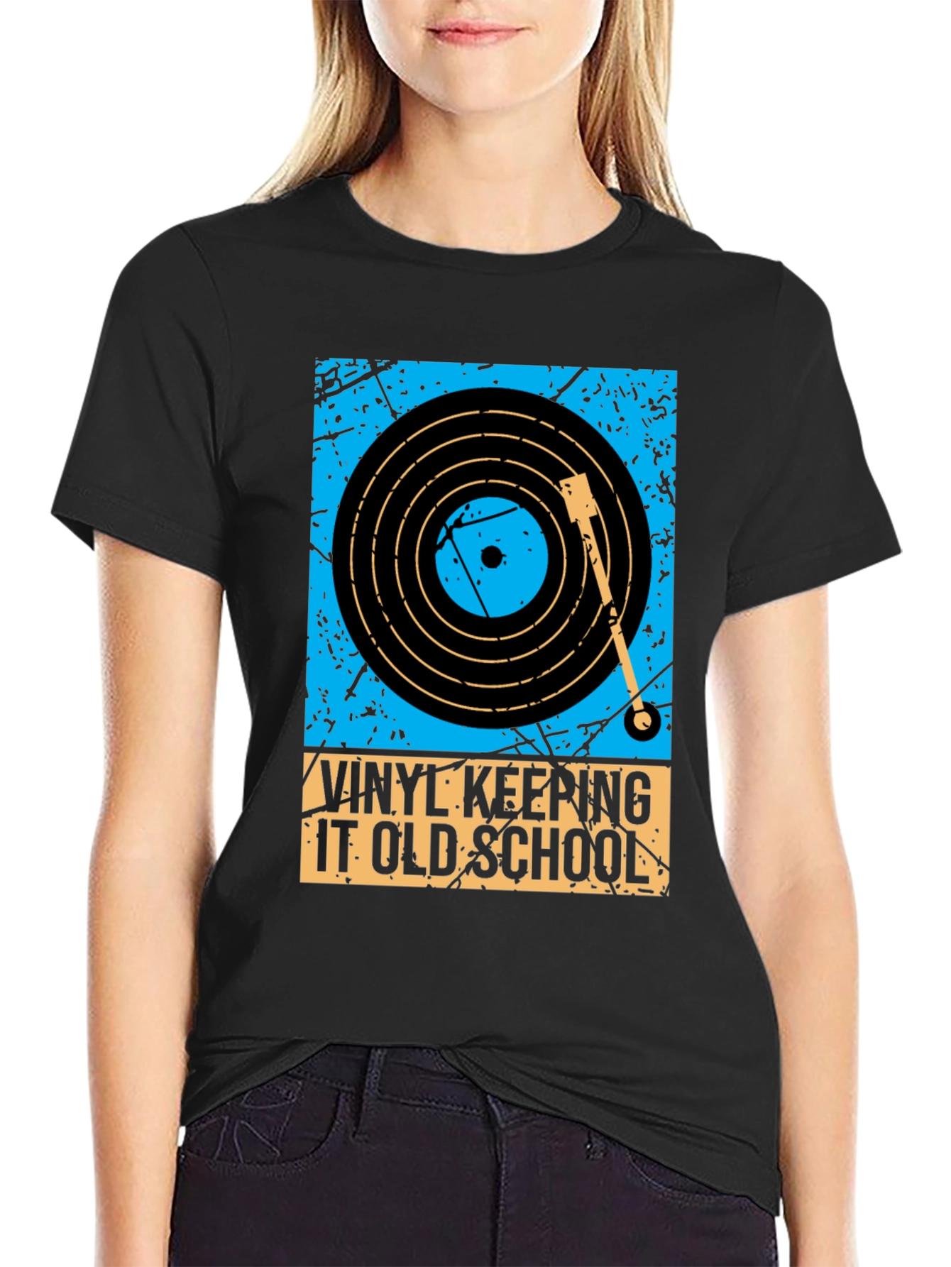 Vinyl Keeping It Old School T-Shirt