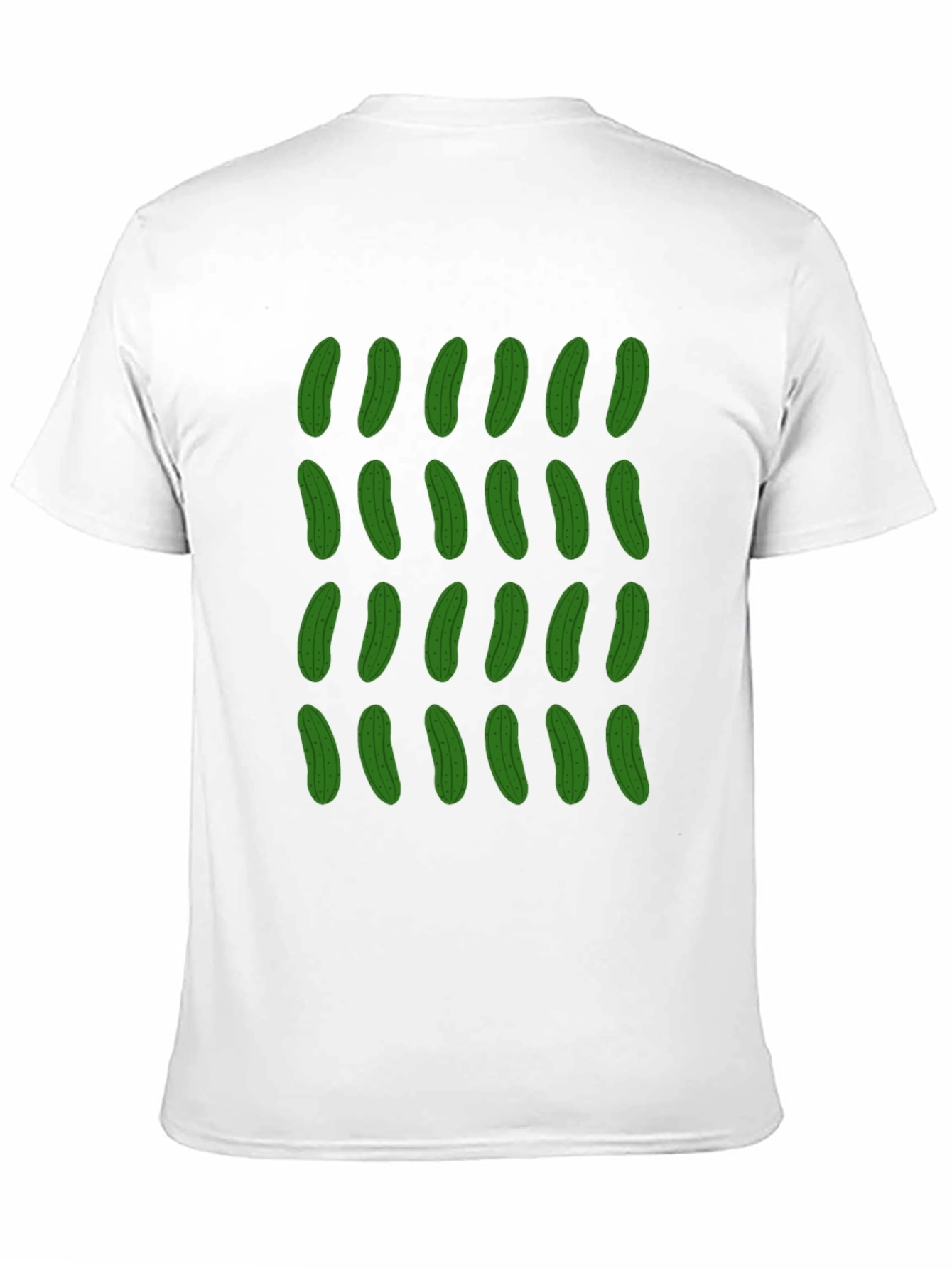 Pickle Pattern T-Shirt - Funky Black Tee