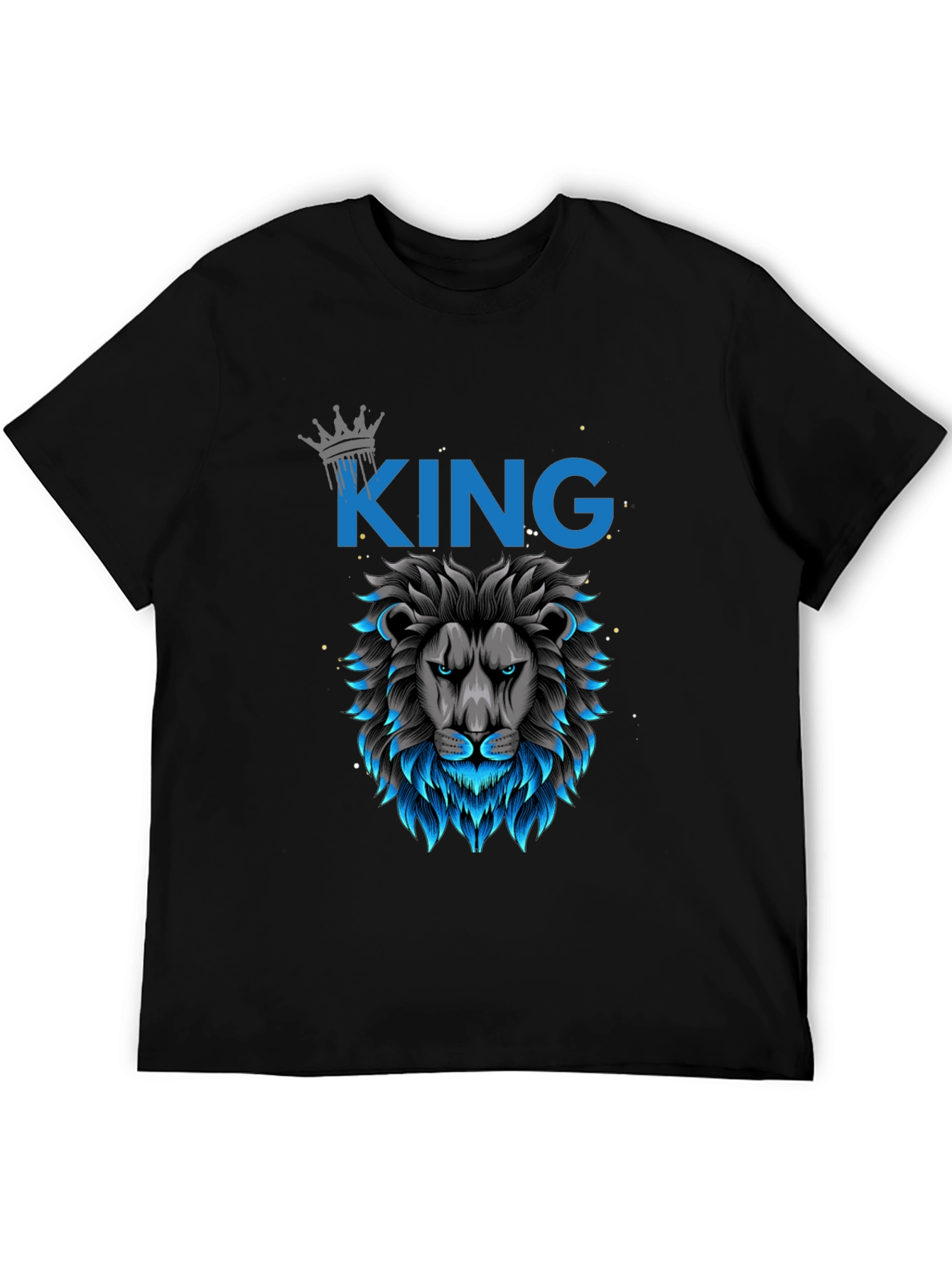 King Lion Graphic T-Shirt - Bold Design