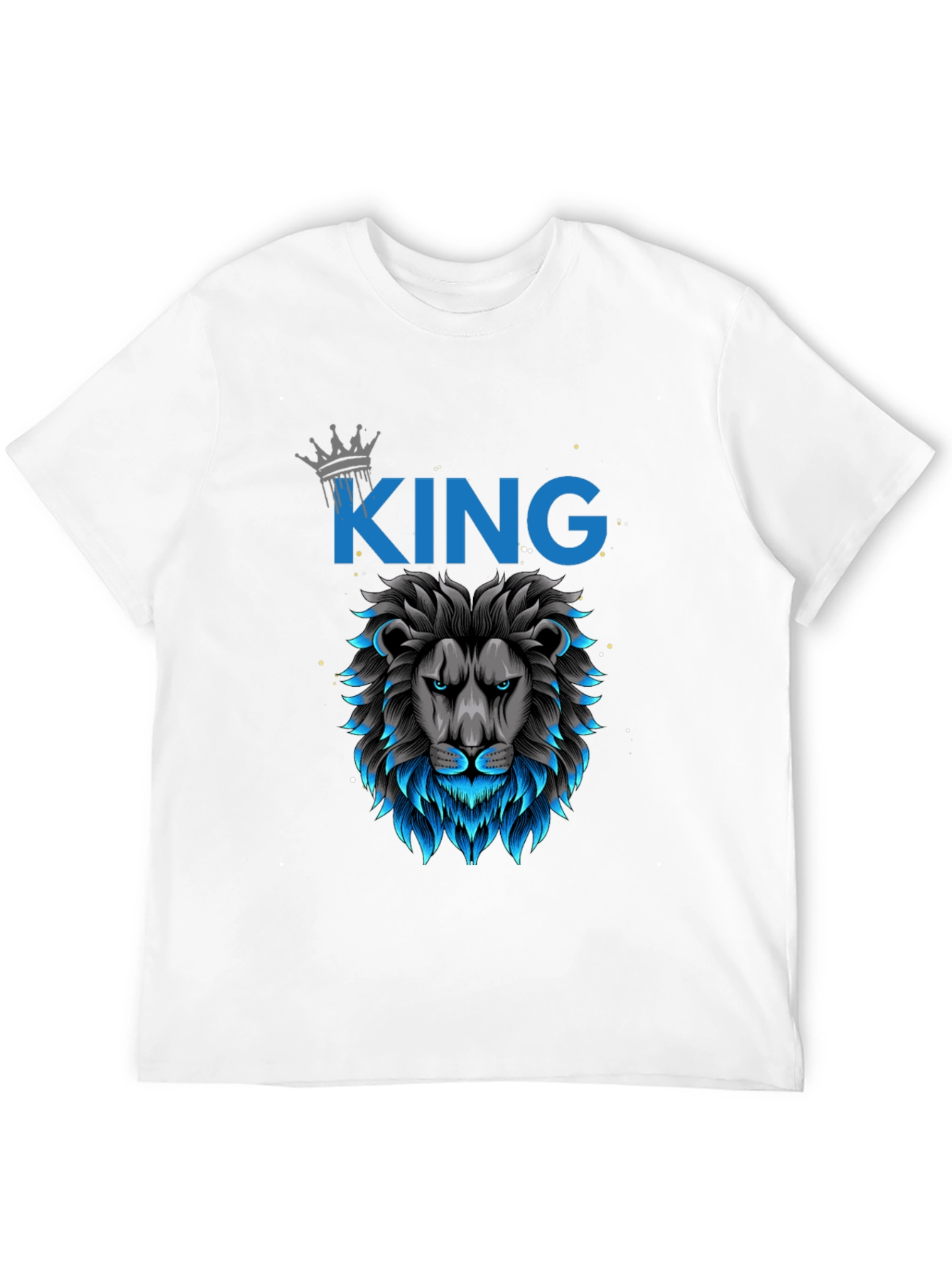 King Lion Graphic T-Shirt - Bold Design
