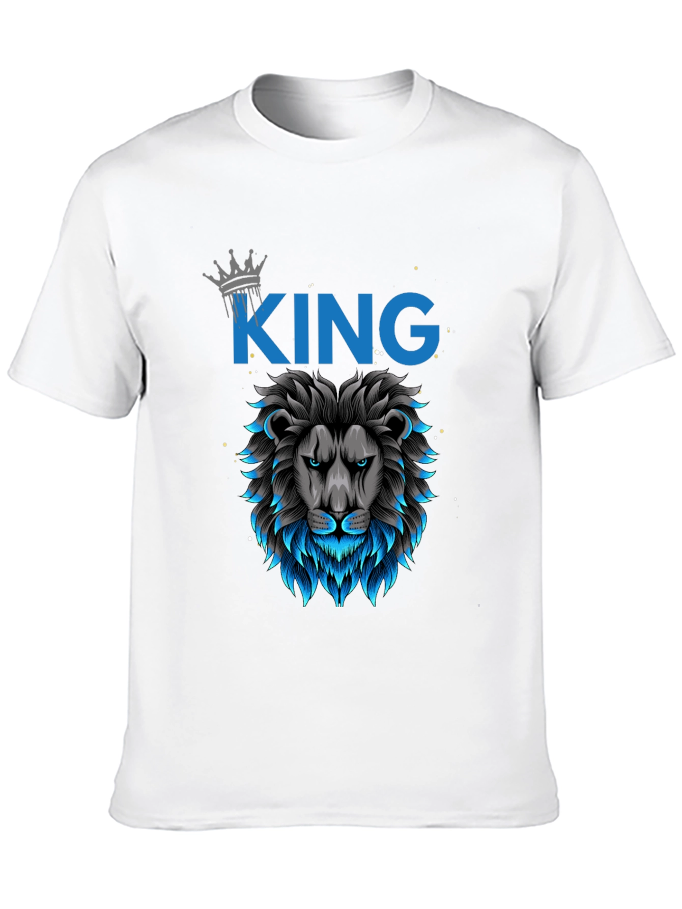 King Lion Graphic T-Shirt - Bold Design