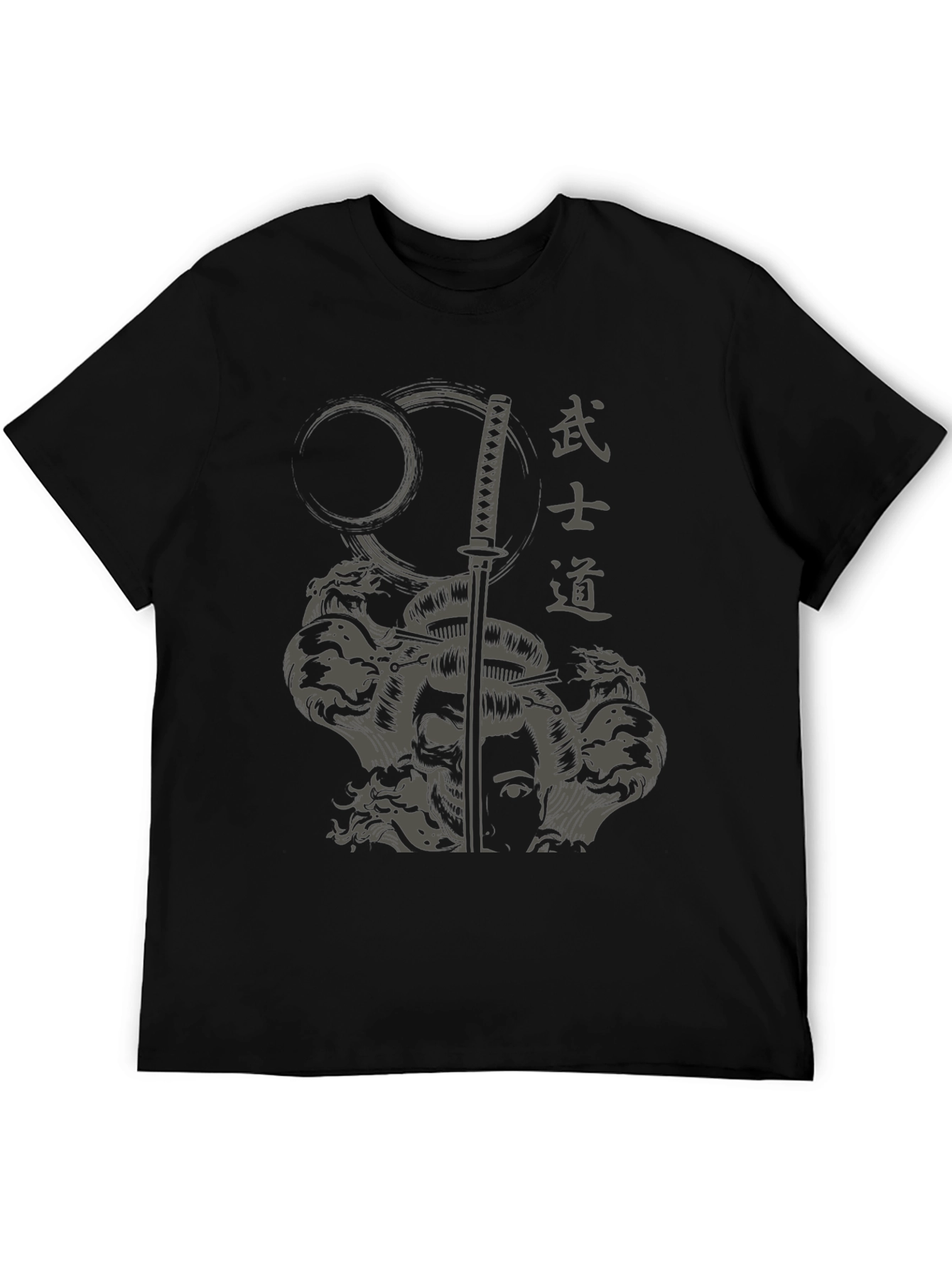 Bushido Samurai Graphic Tee - Mens Black T-Shirt