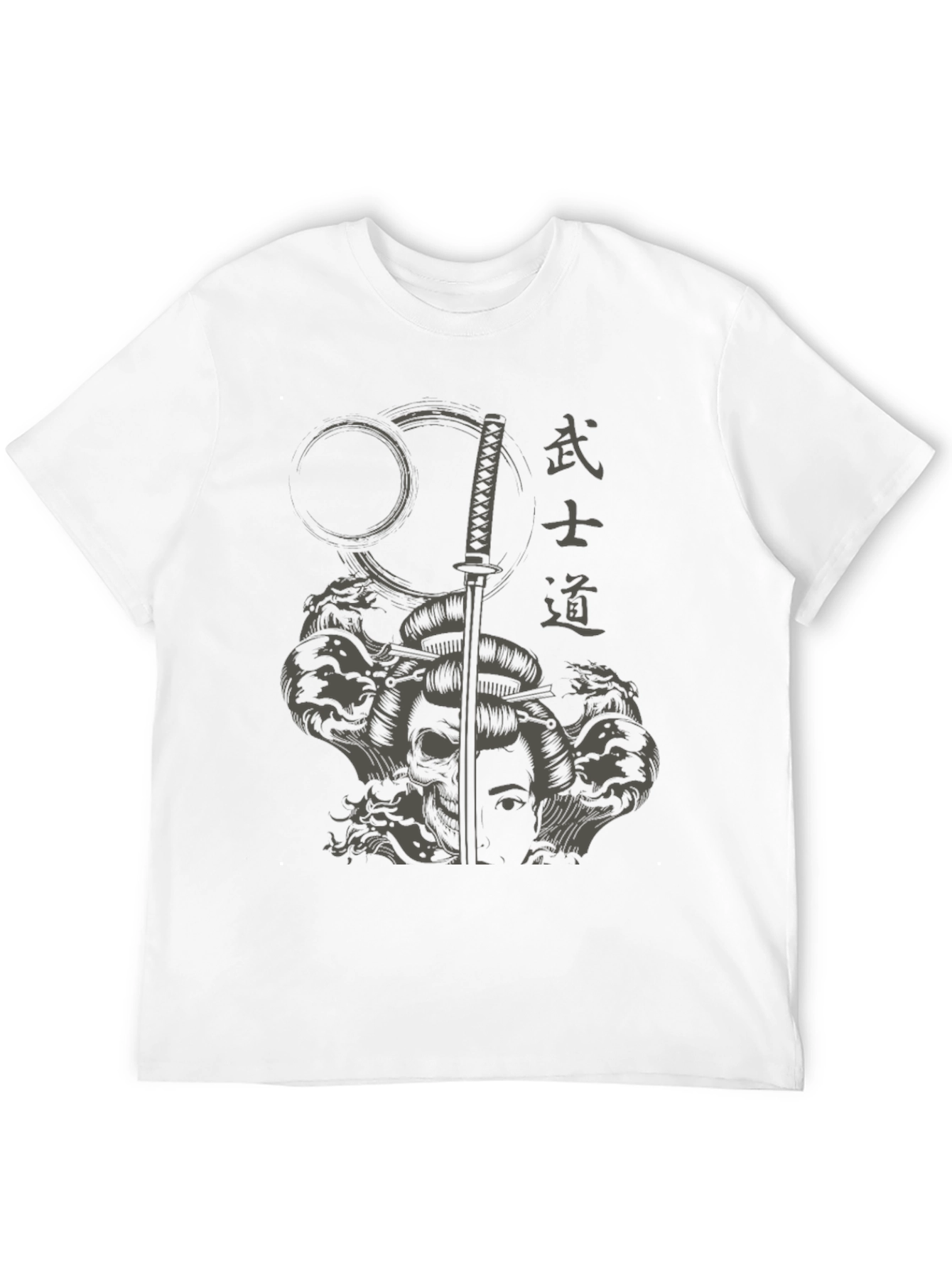 Bushido Samurai Graphic Tee - Mens Black T-Shirt
