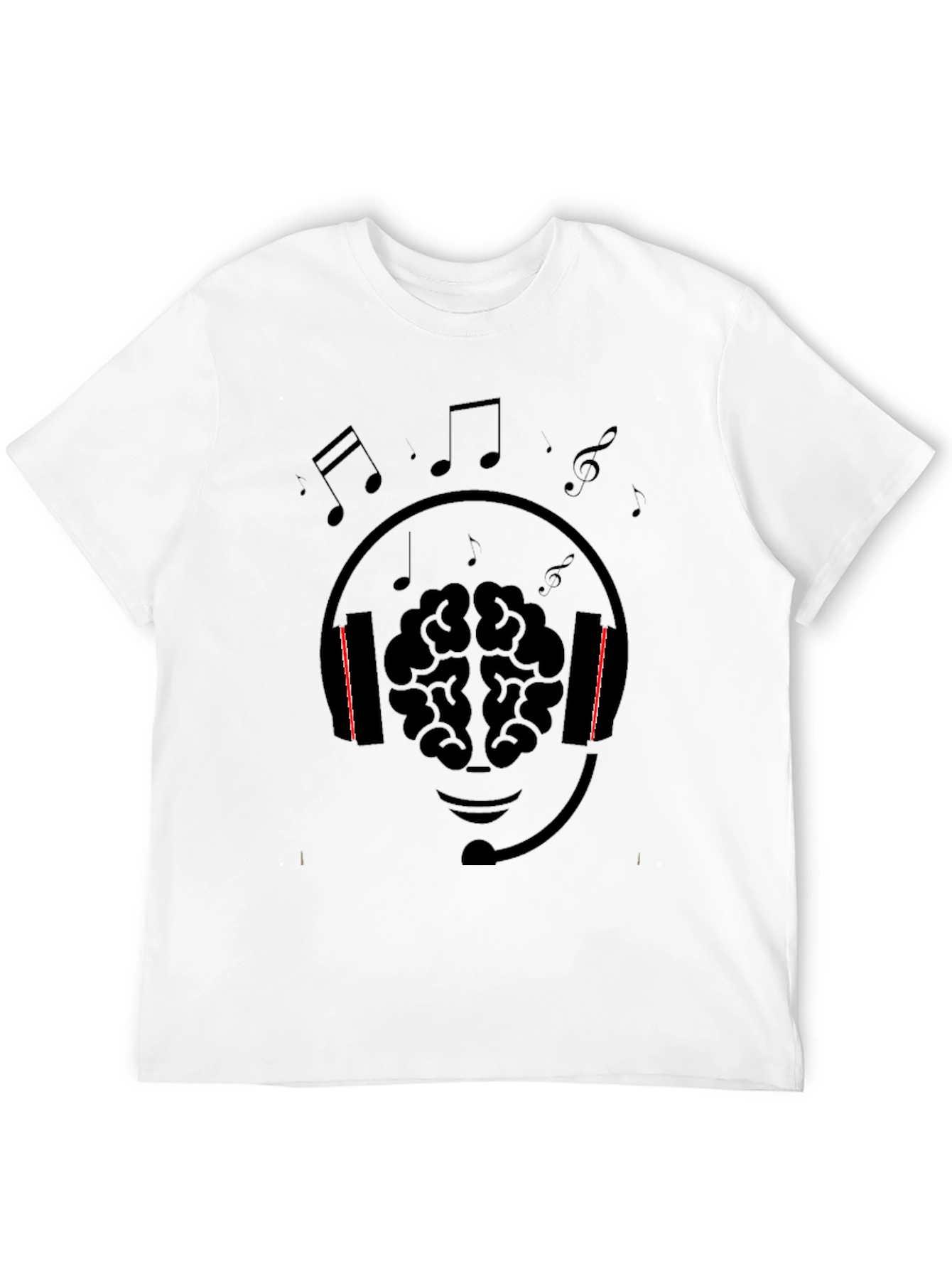 Music Lover Brain Graphic Tee