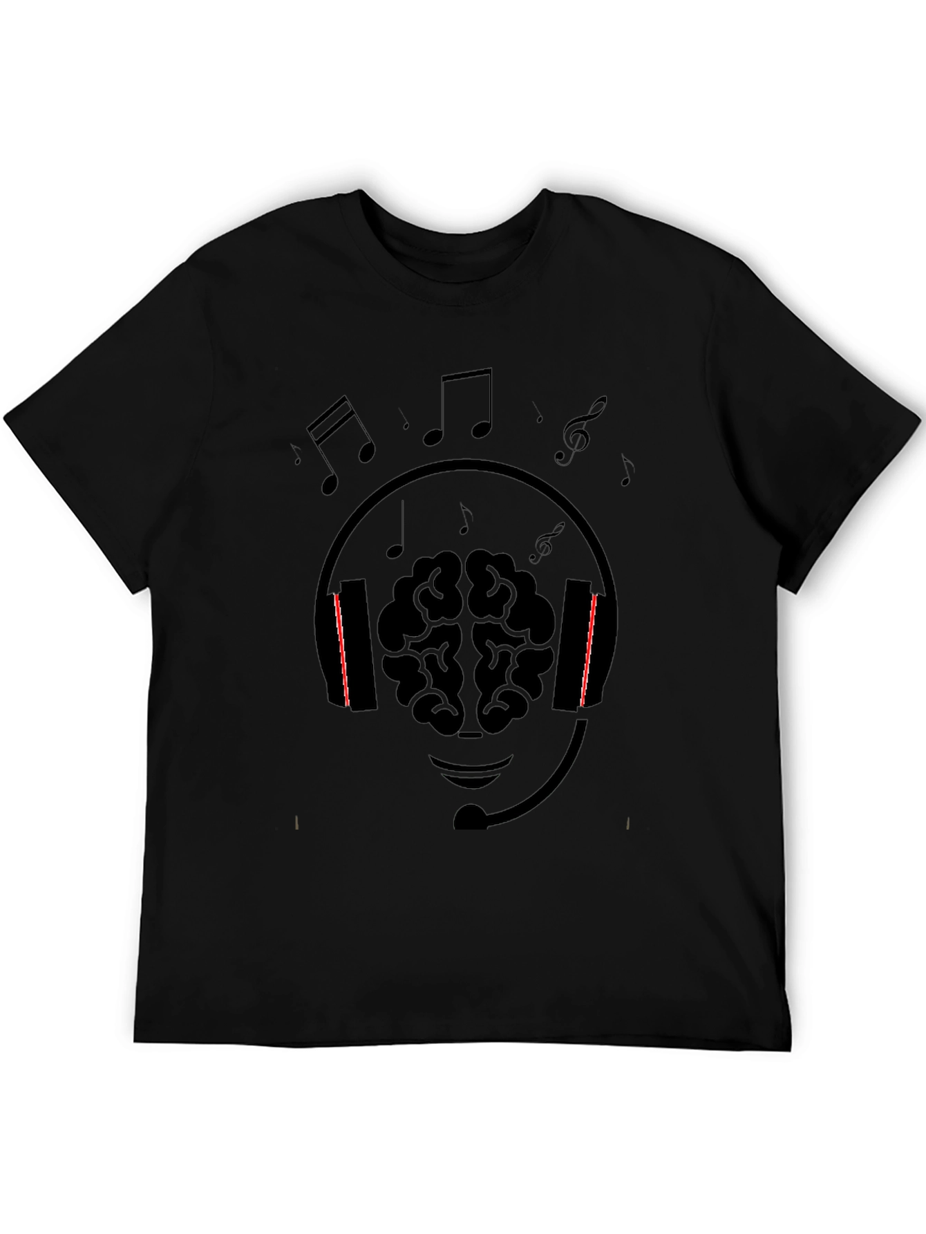 Music Lover Brain Graphic Tee