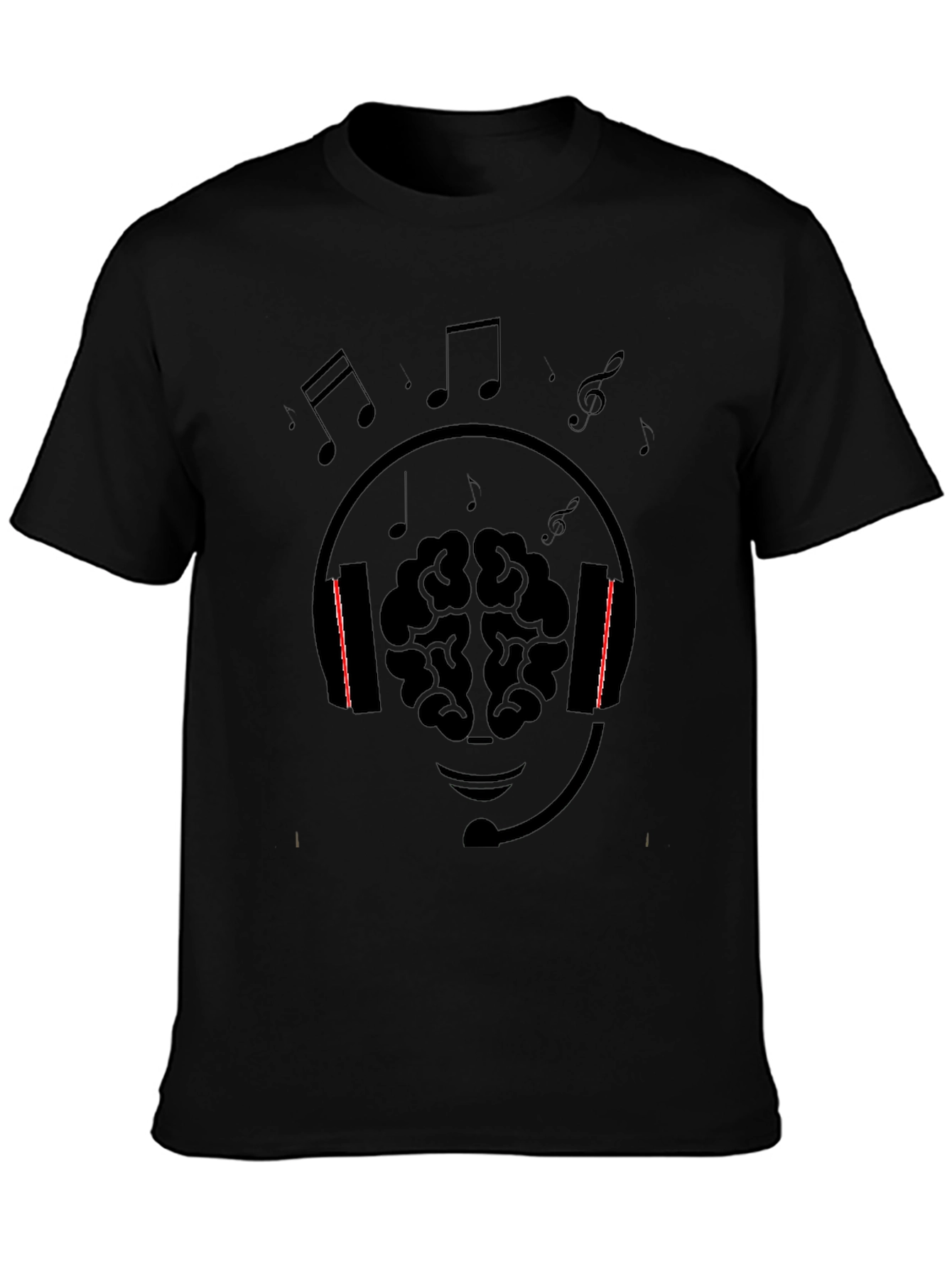 Music Lover Brain Graphic Tee