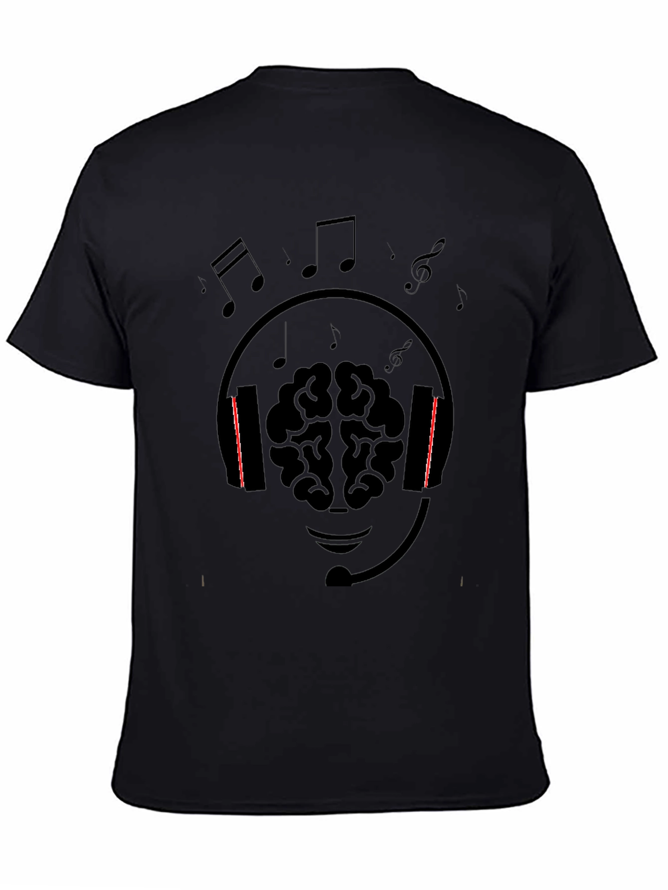 Music Lover Brain Graphic Tee