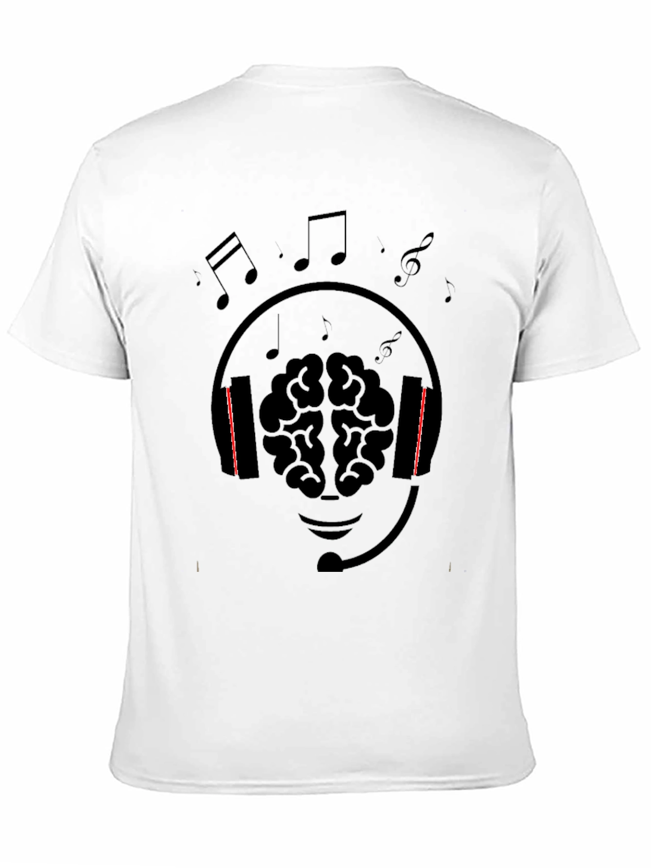 Music Lover Brain Graphic Tee