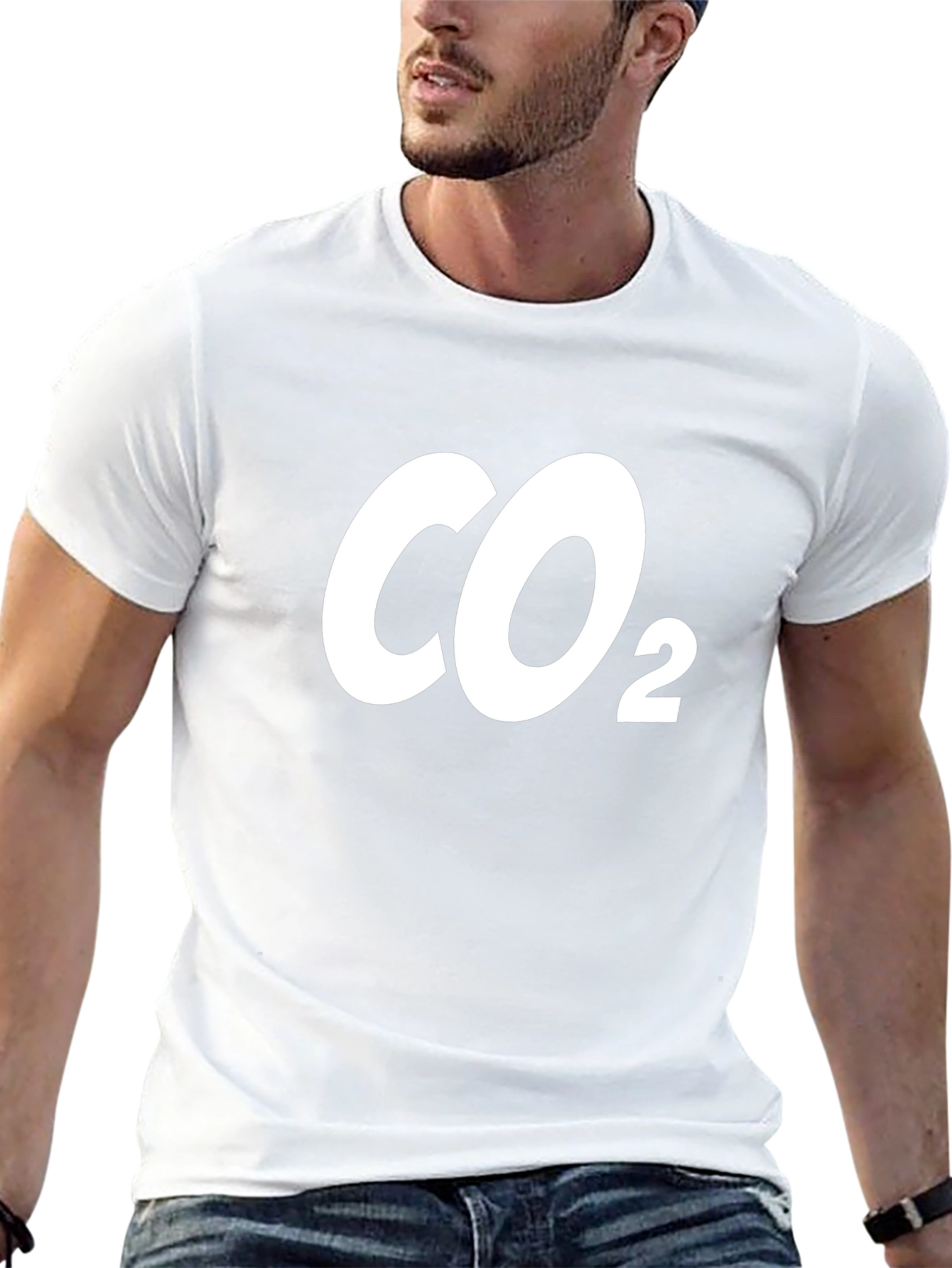 CO2 Graphic Tee - Black Cotton Blend