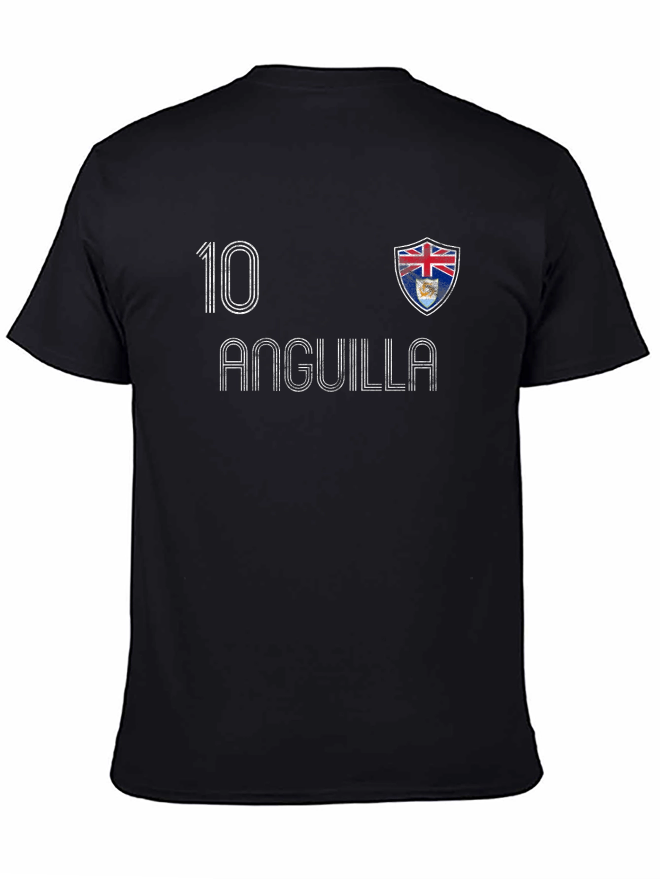Anguilla Soccer Jersey Style T-Shirt