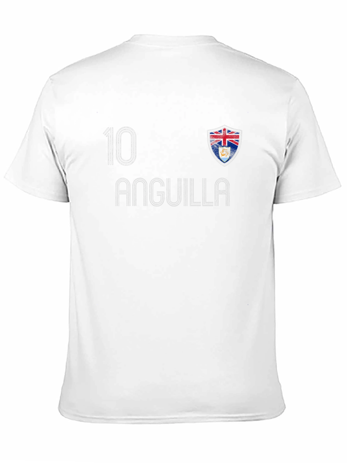 Anguilla Soccer Jersey Style T-Shirt