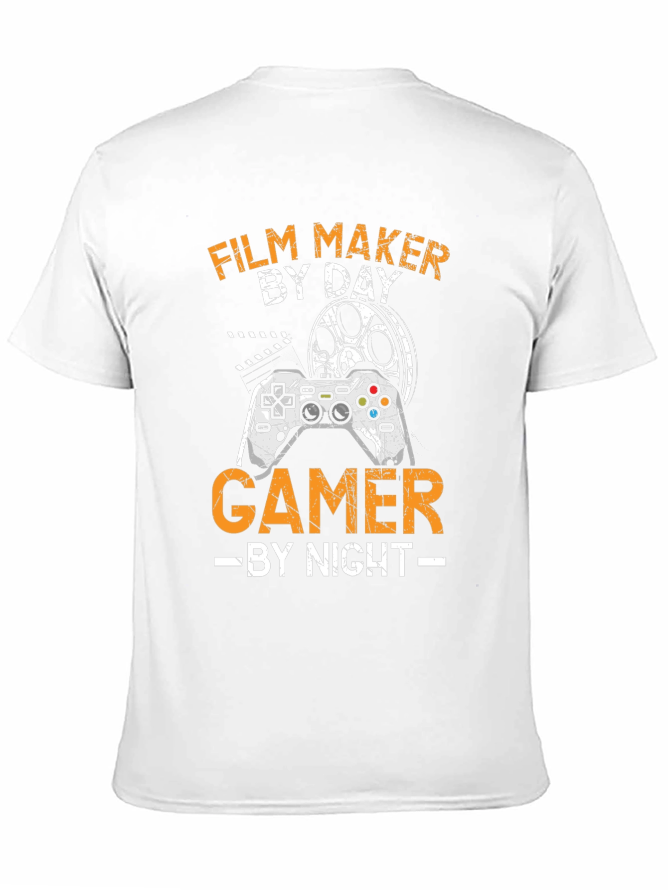 Film Maker By Day Gamer By Night T-Shirt
