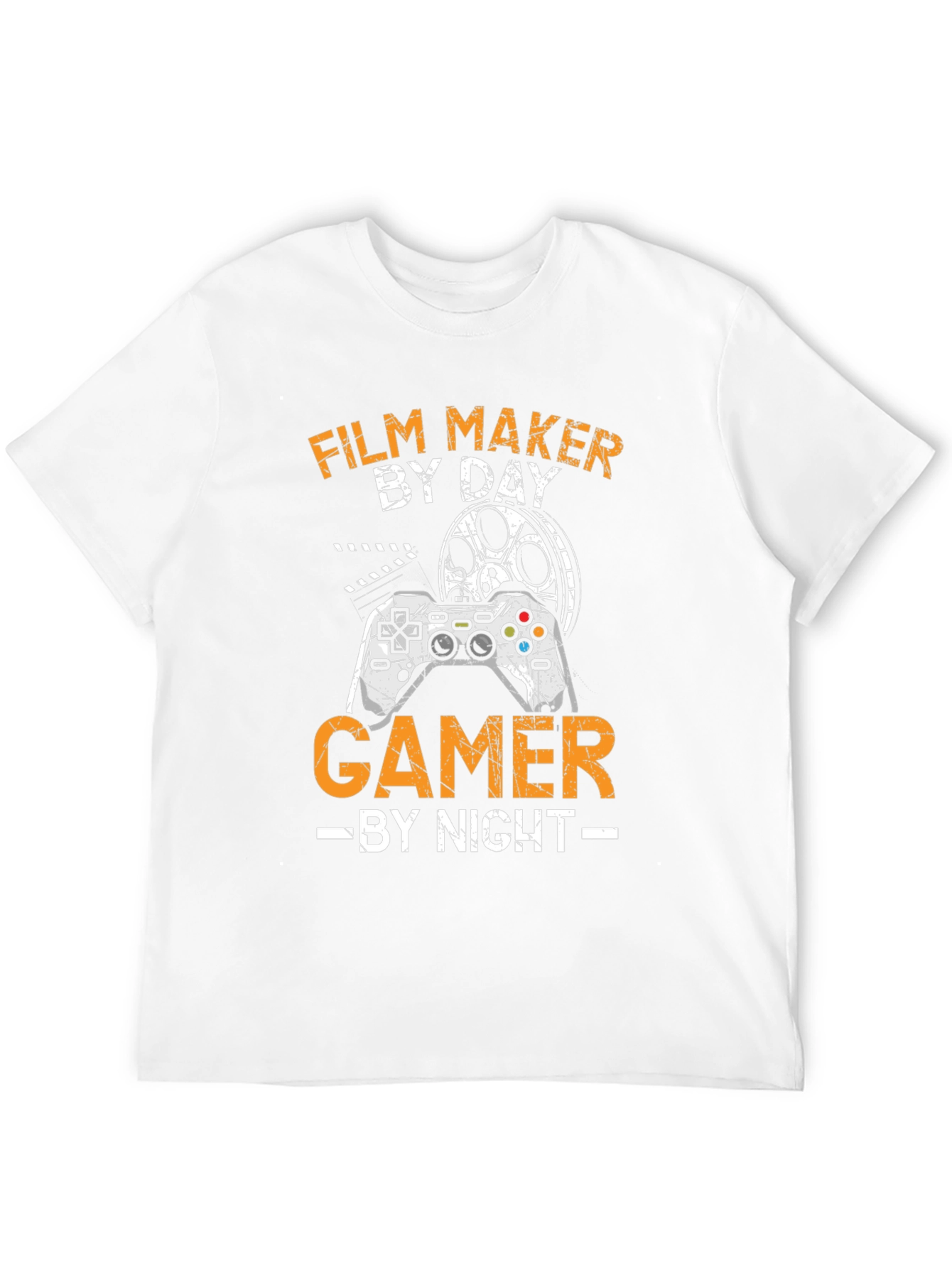 Film Maker By Day Gamer By Night T-Shirt