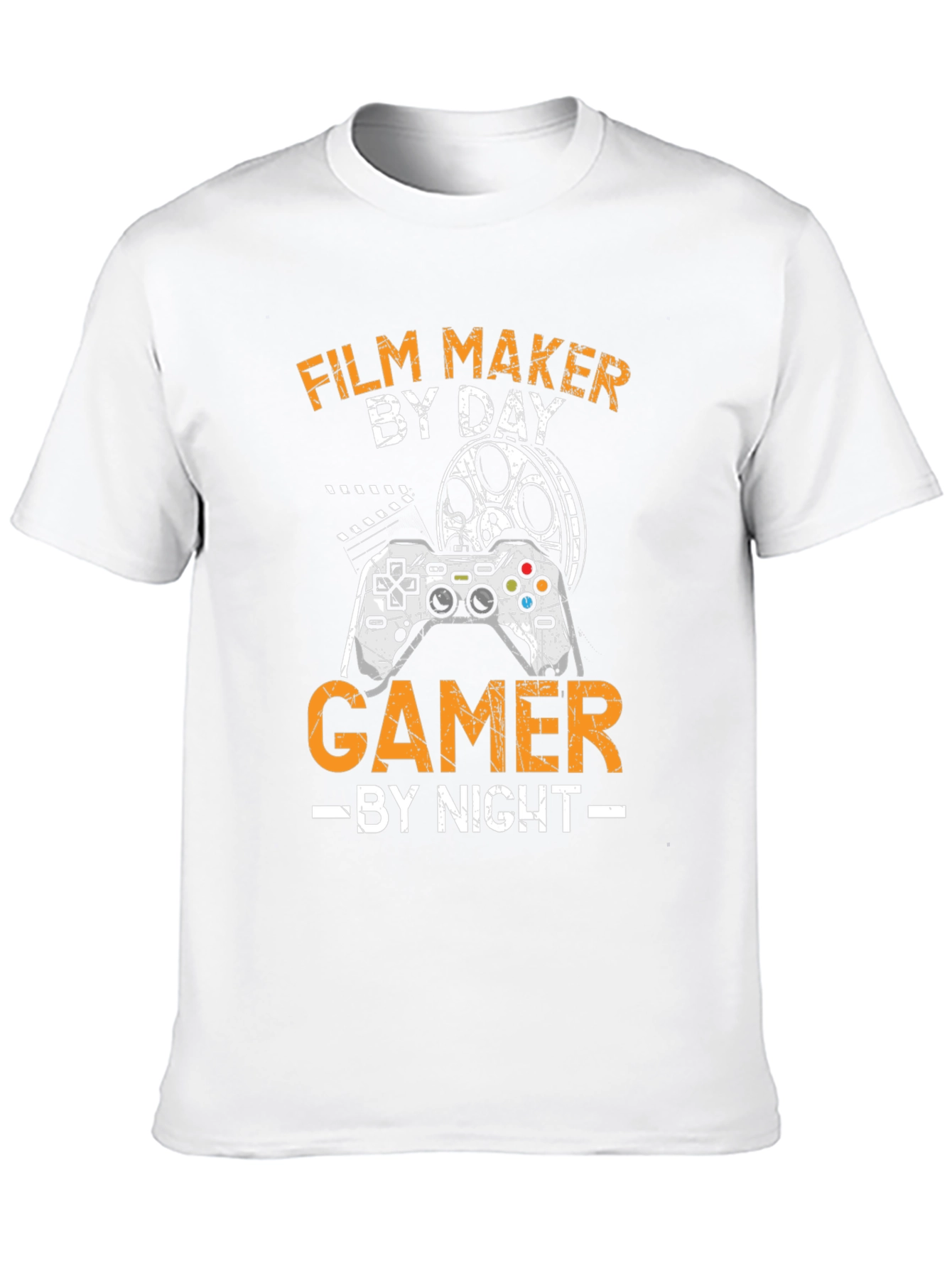 Film Maker By Day Gamer By Night T-Shirt