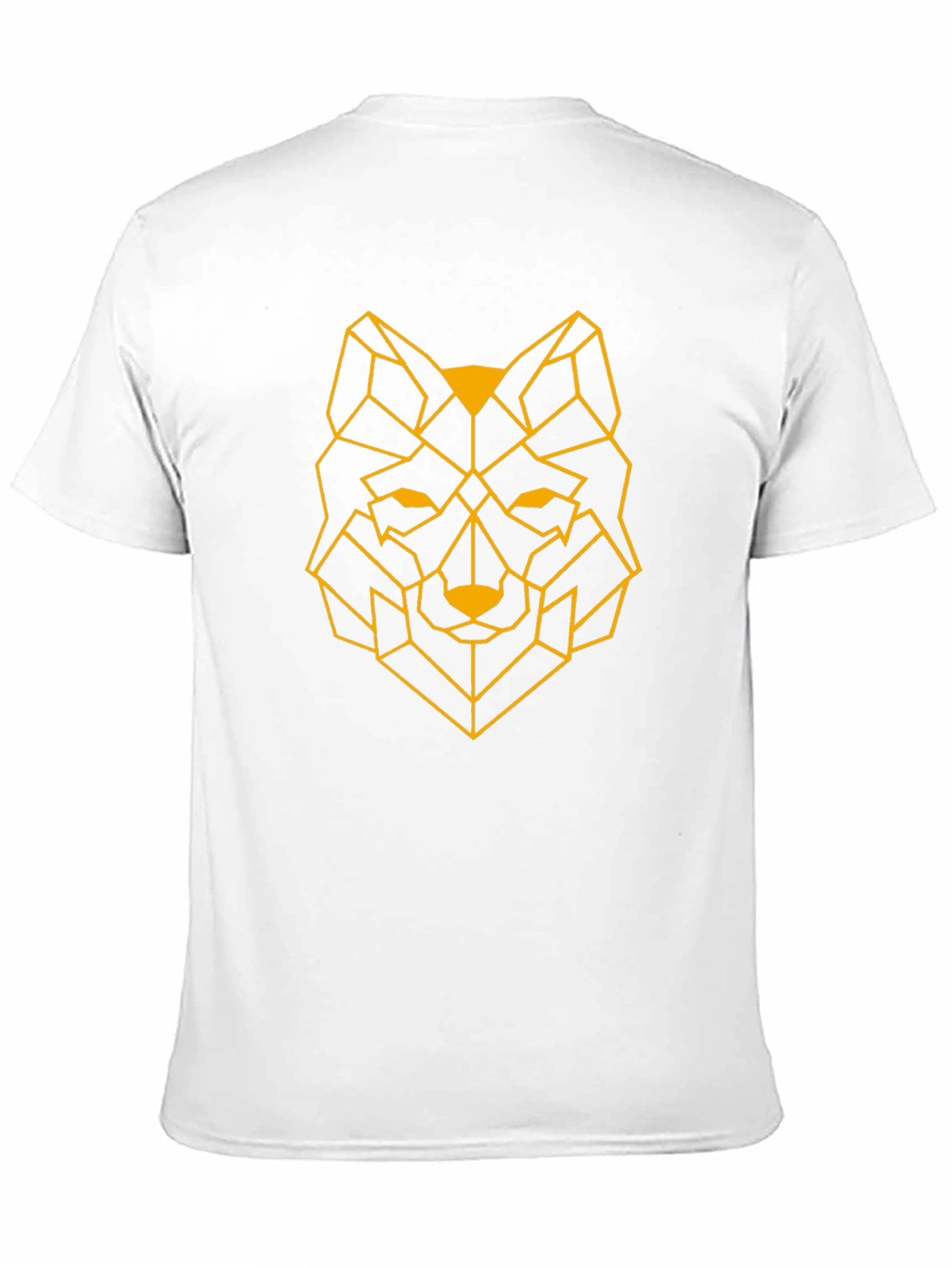 Geometric Wolf T-Shirt - Modern Graphic Tee