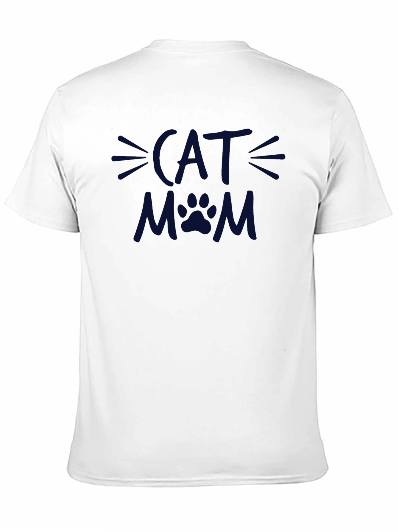 Cat Mom T-Shirt - Black