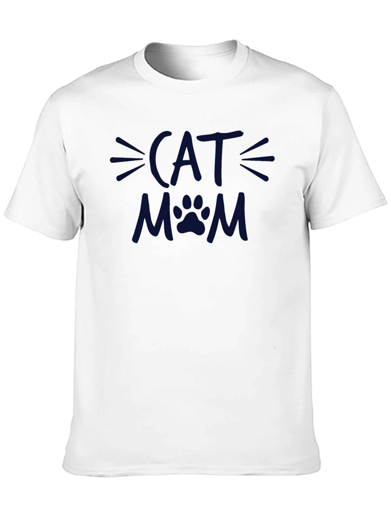 Cat Mom T-Shirt - Black